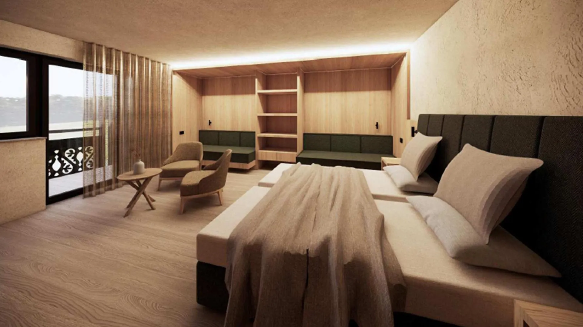 Photo of the whole room, Bed in Hotel Krondlhof