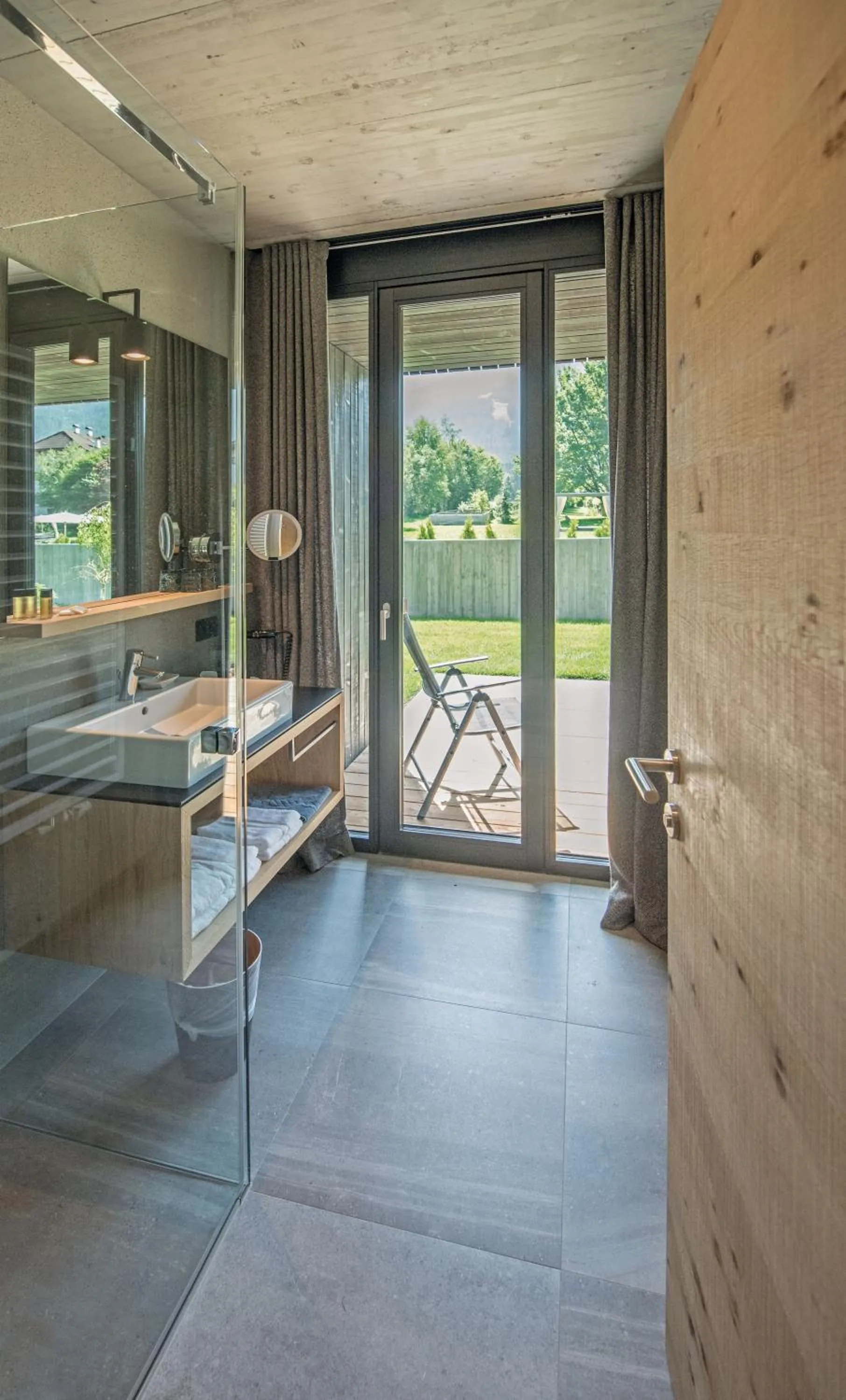 Shower in Hotel Krondlhof