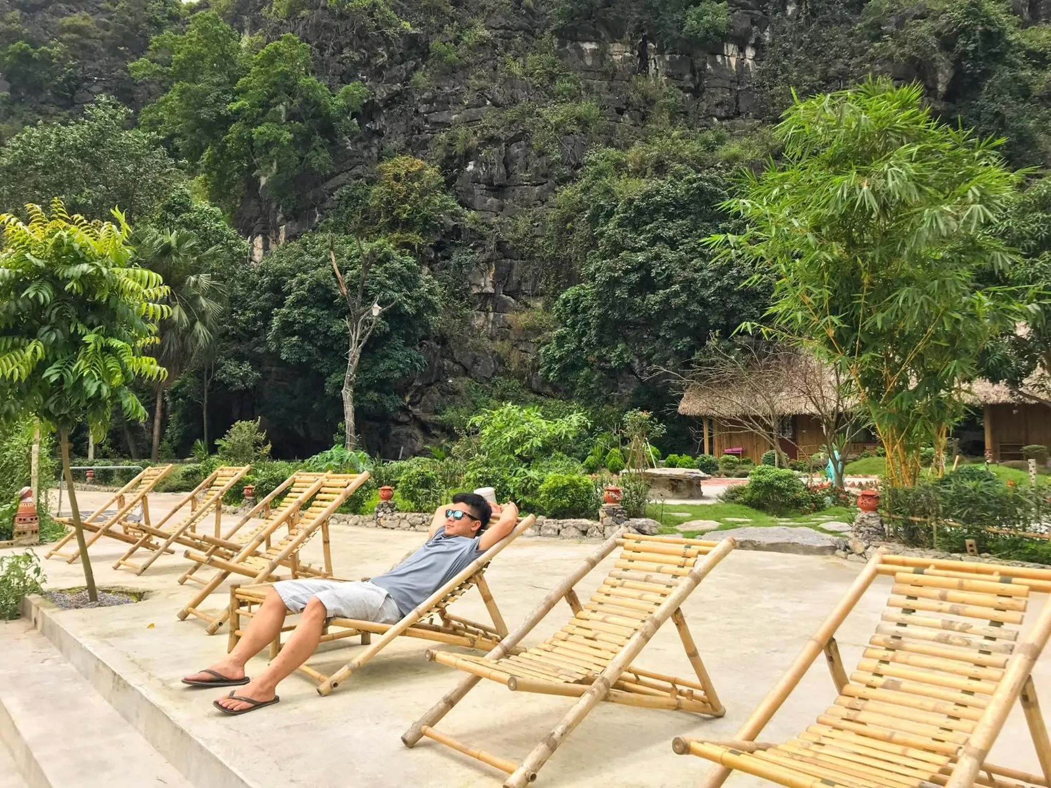Patio in Green Mountain Homestay