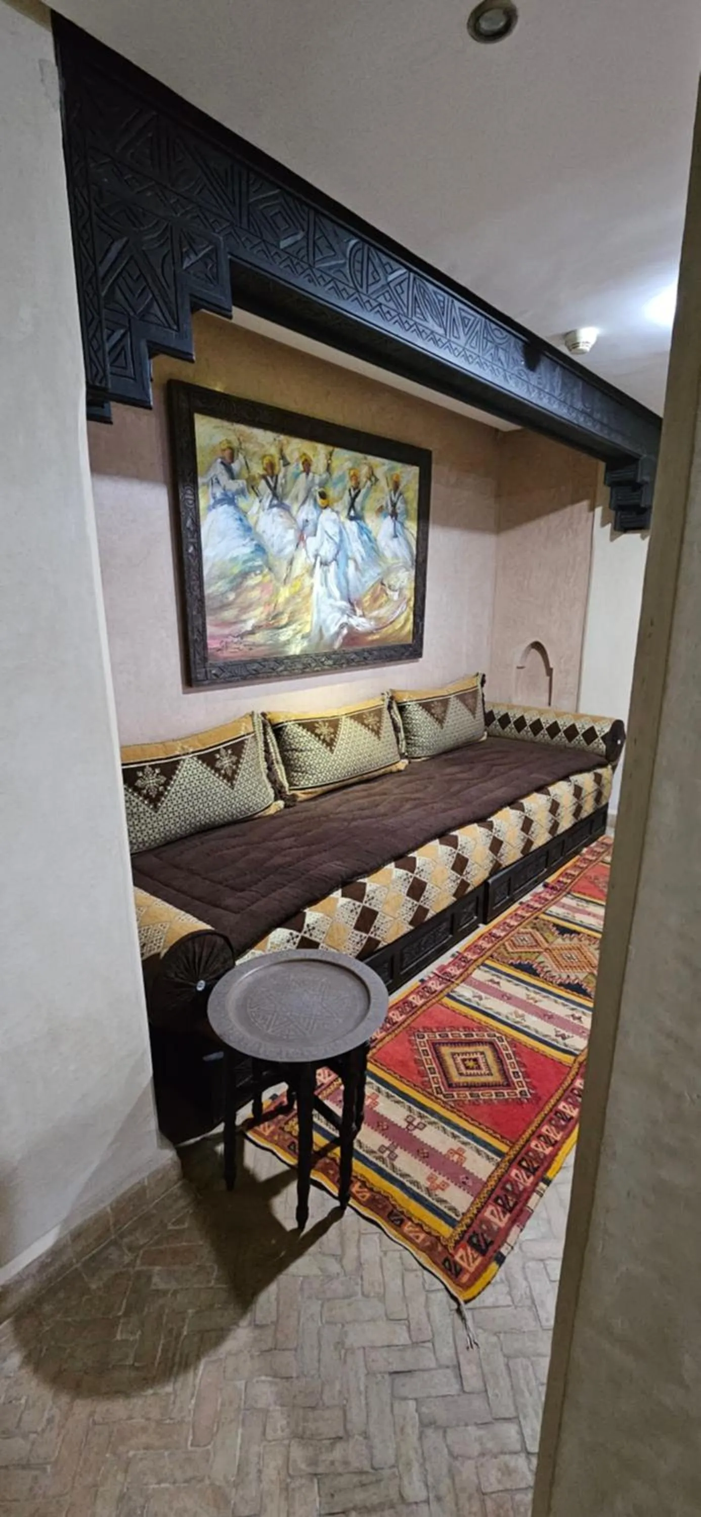 Seating area in Riad Dar Haven