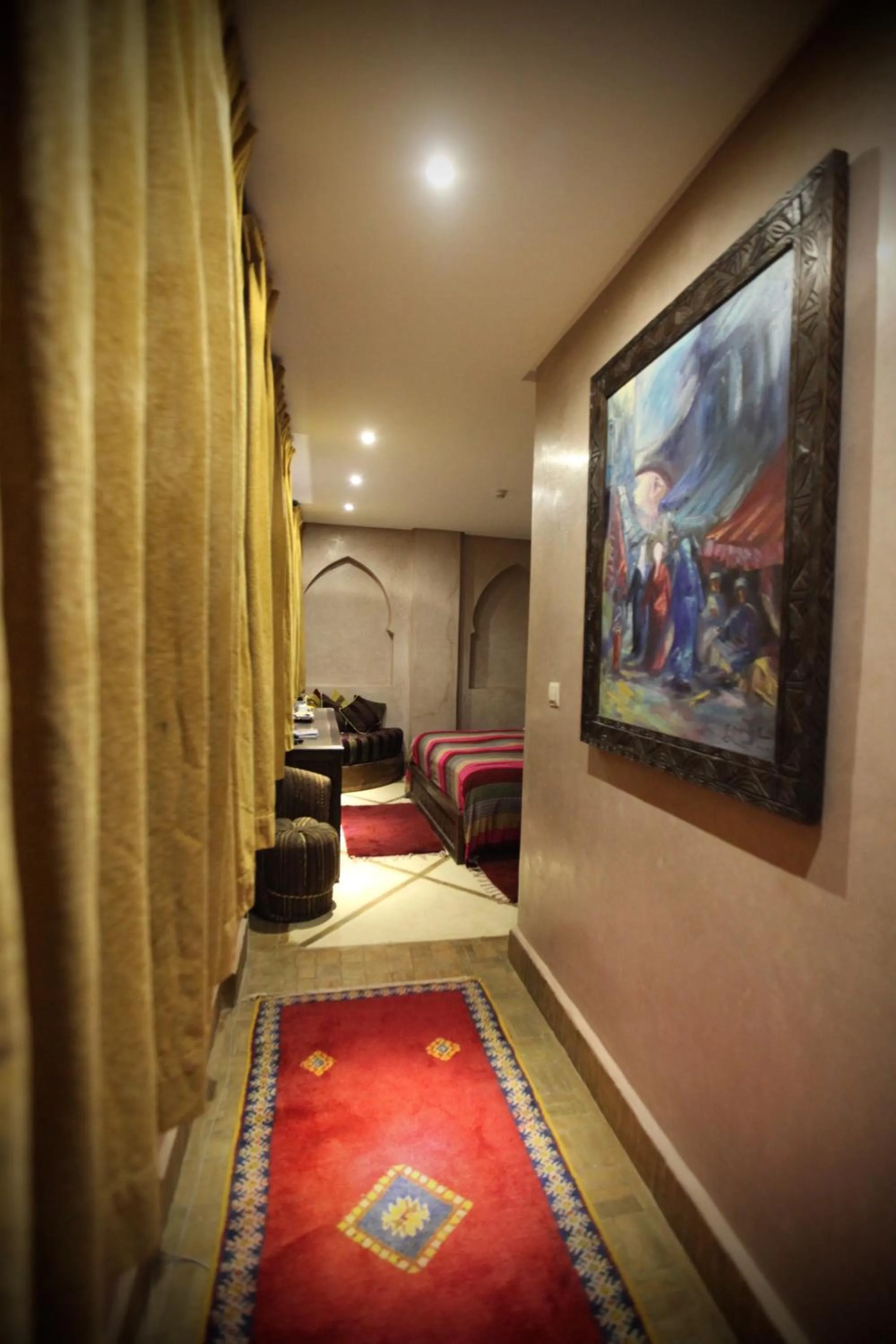 Decorative detail, Bed in Riad Dar Haven