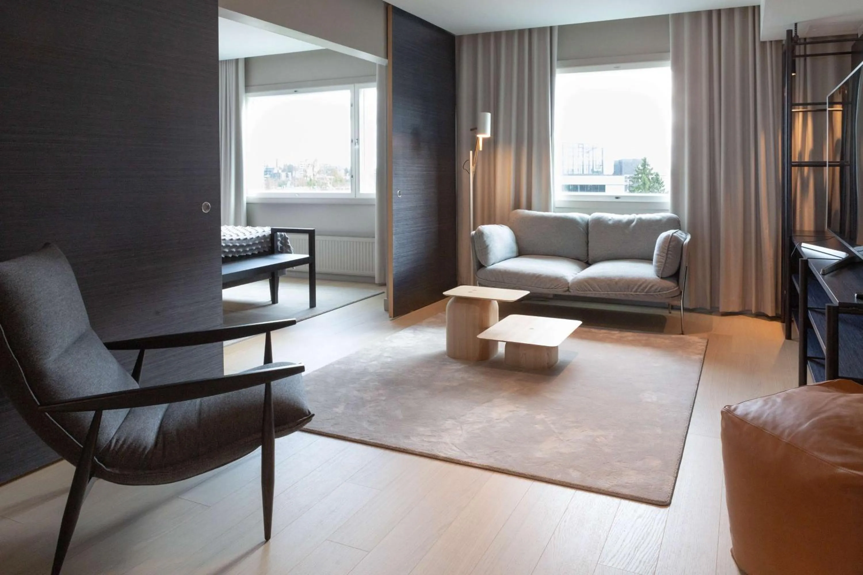 Bedroom in Scandic Helsinki Aviacongress