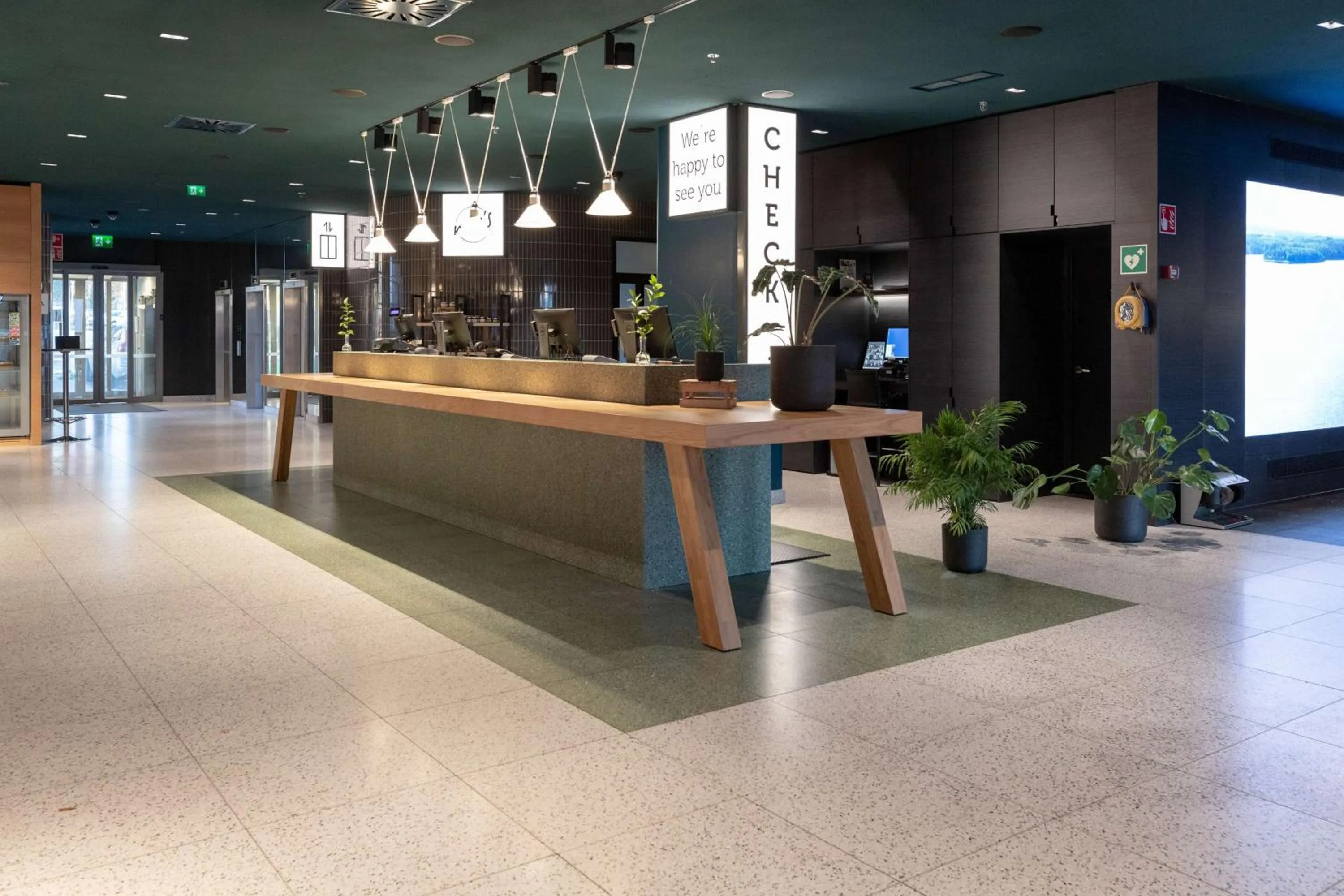 Lobby or reception in Scandic Helsinki Aviacongress