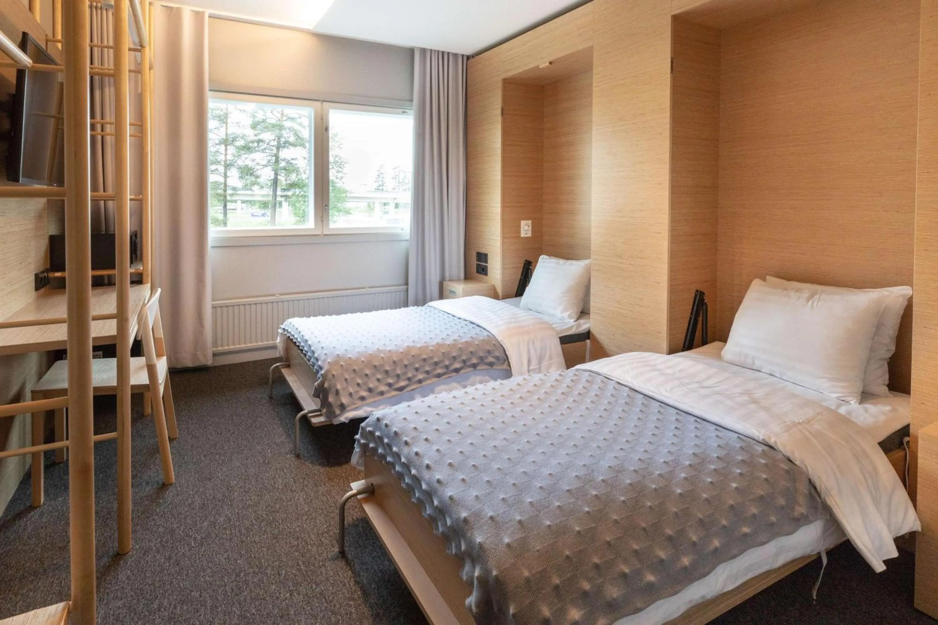 Bedroom, Bed in Scandic Helsinki Aviacongress