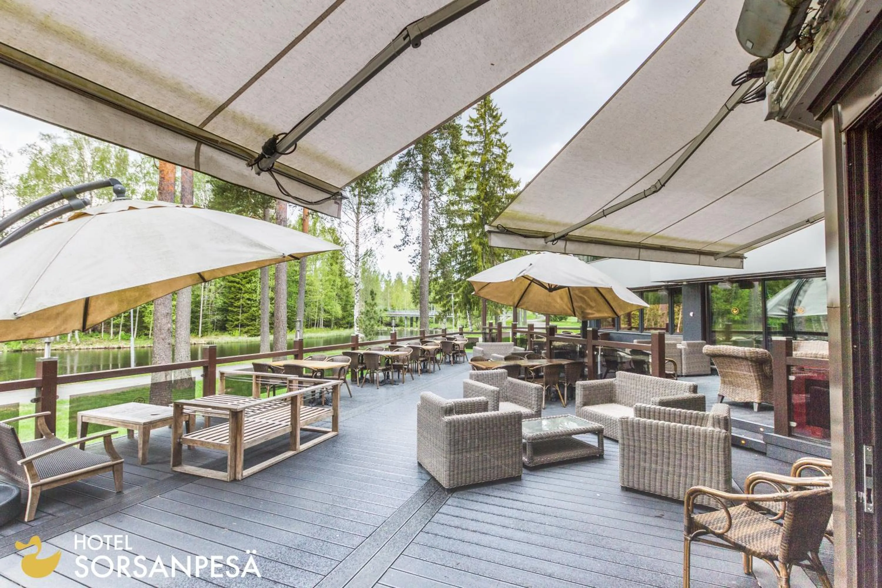 Balcony/Terrace in Hotel Sorsanpesä