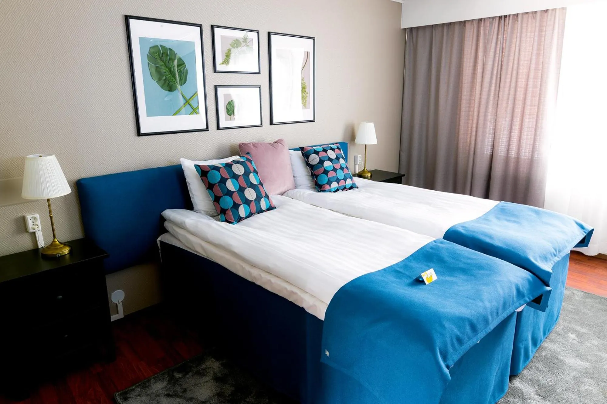 Bed in Hotel Sorsanpesä