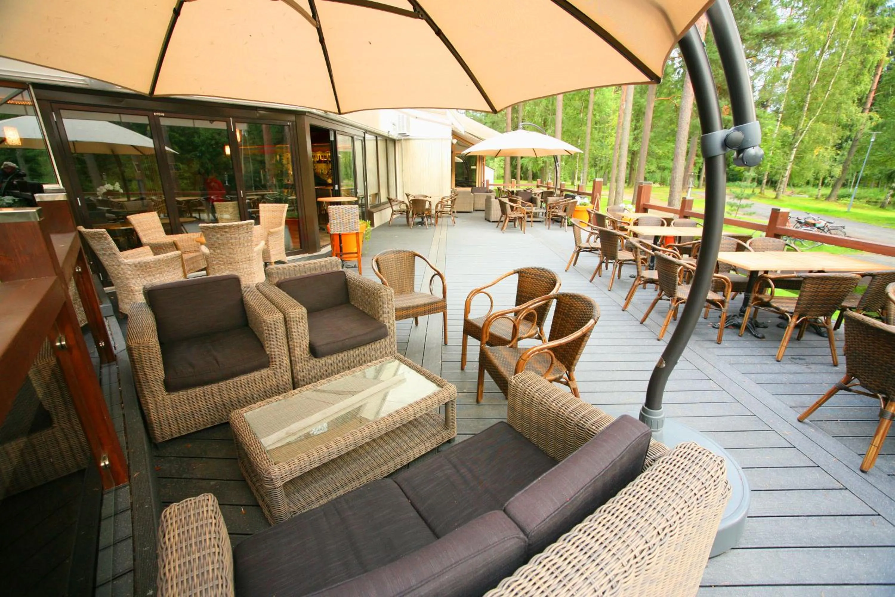 Patio in Hotel Sorsanpesä