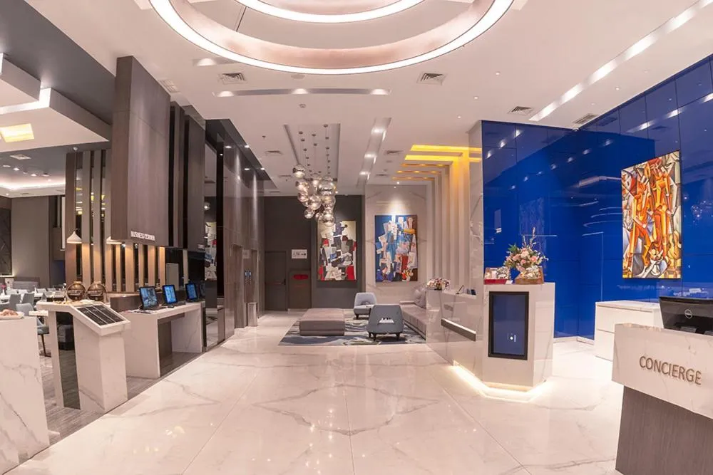 Lobby or reception in Grand Picasso Hotel