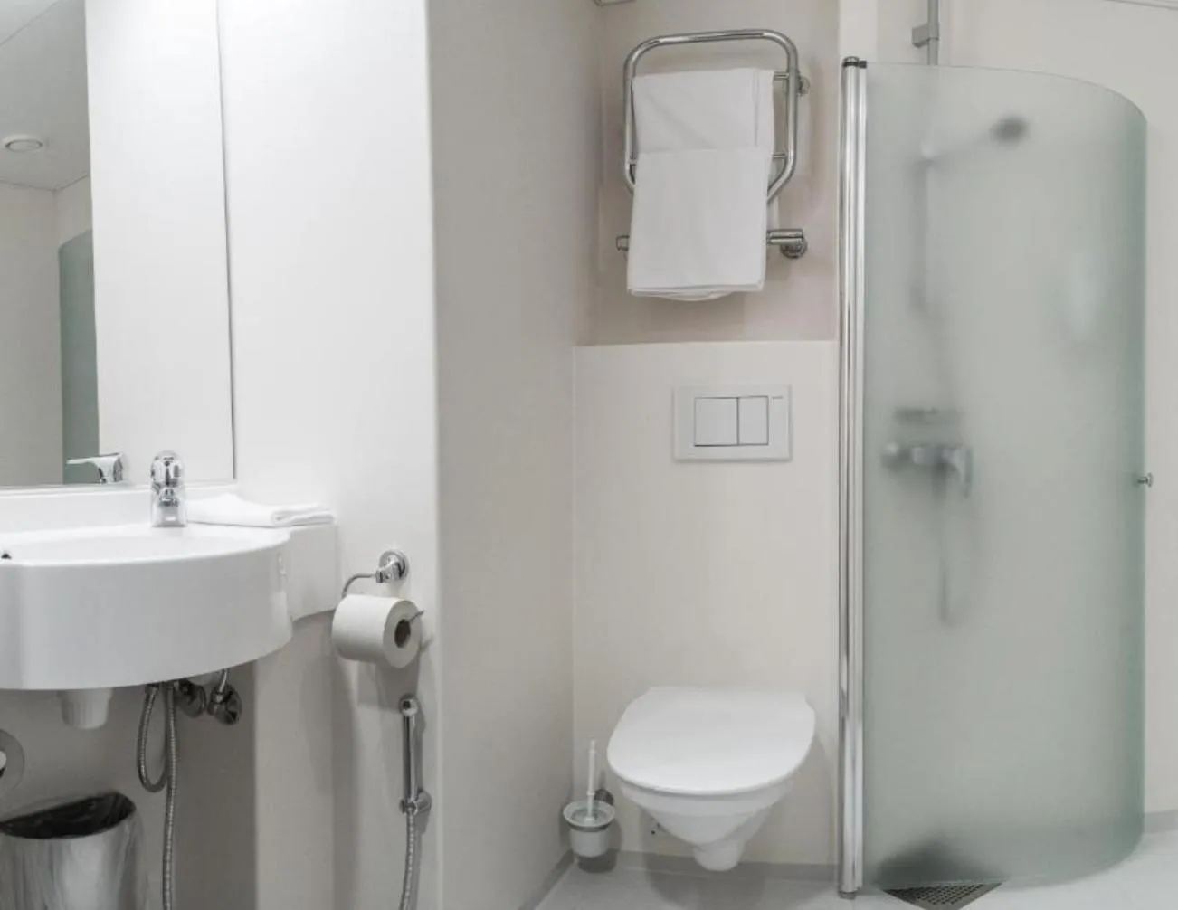 Shower in GreenStar Hotel Joensuu