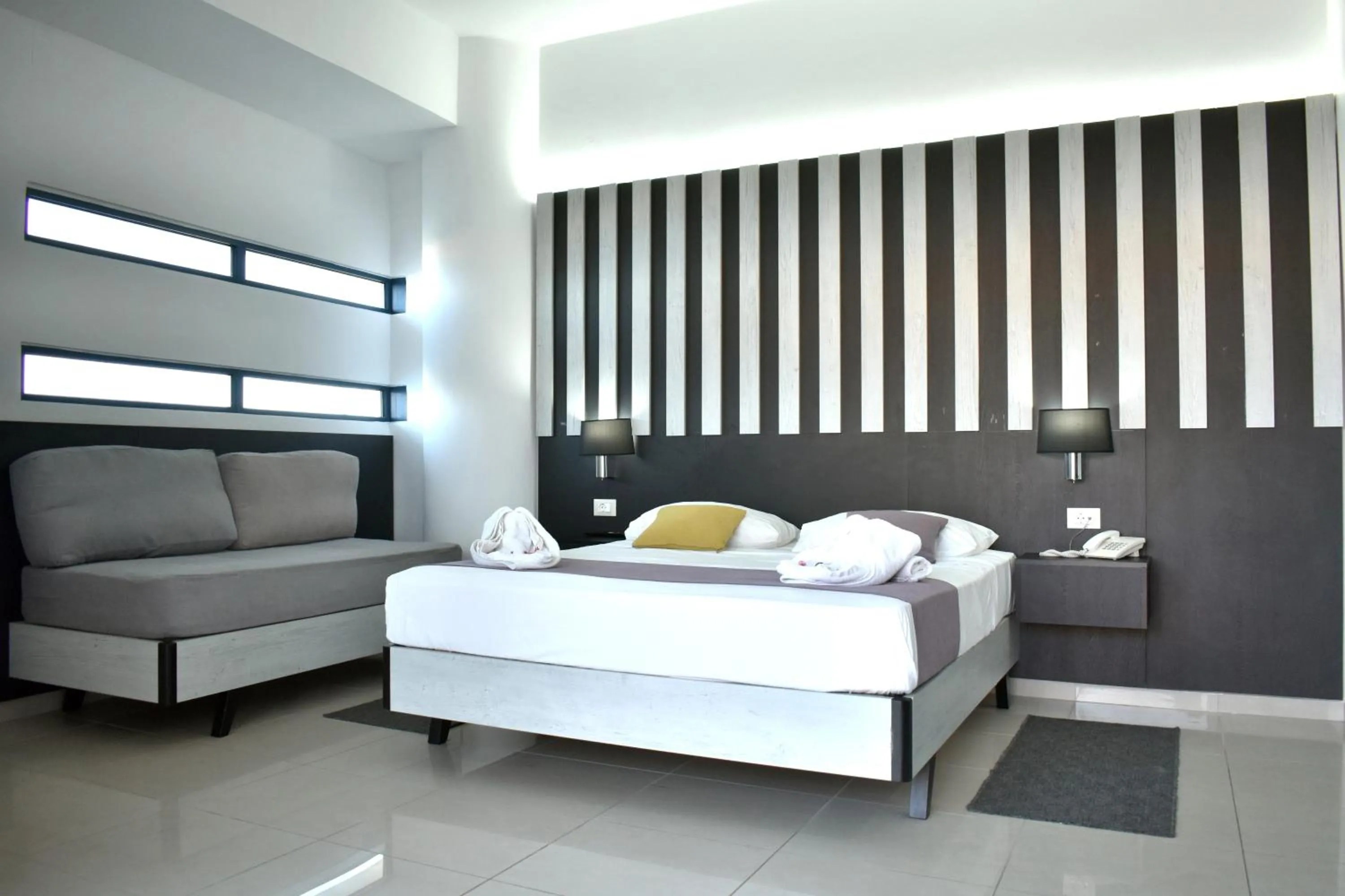 Bed in Galini Sea View