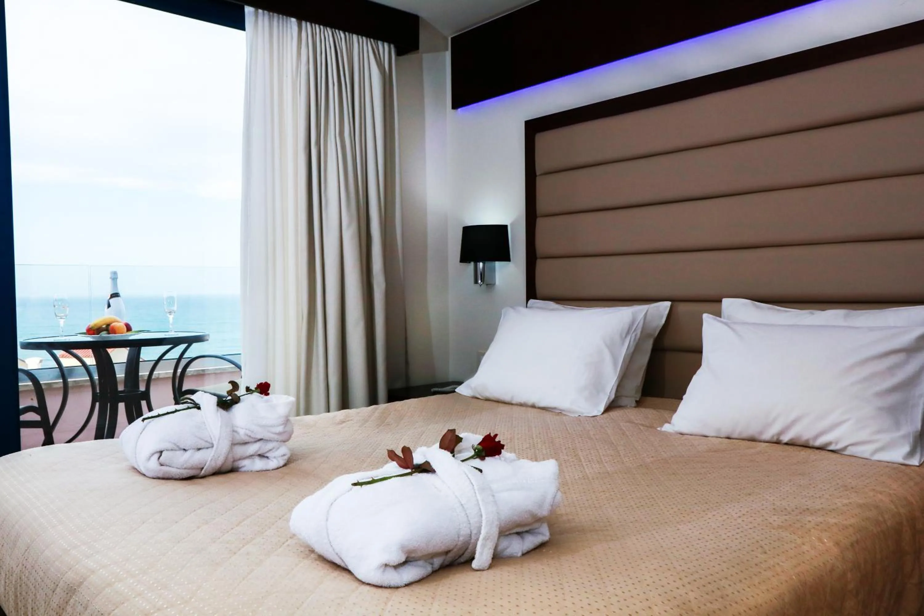 Bed in Galini Sea View