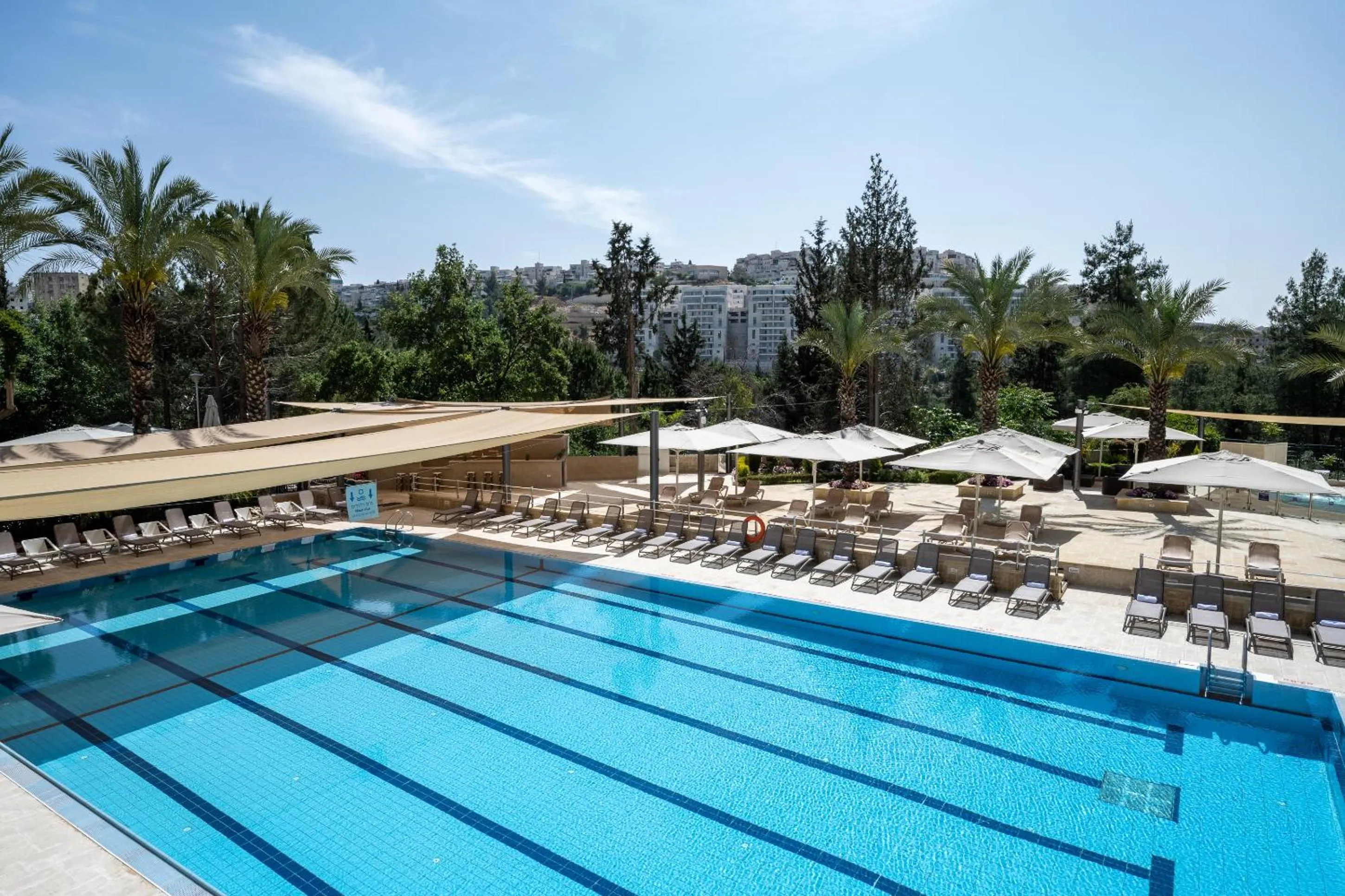Swimming pool in Hotel Yehuda