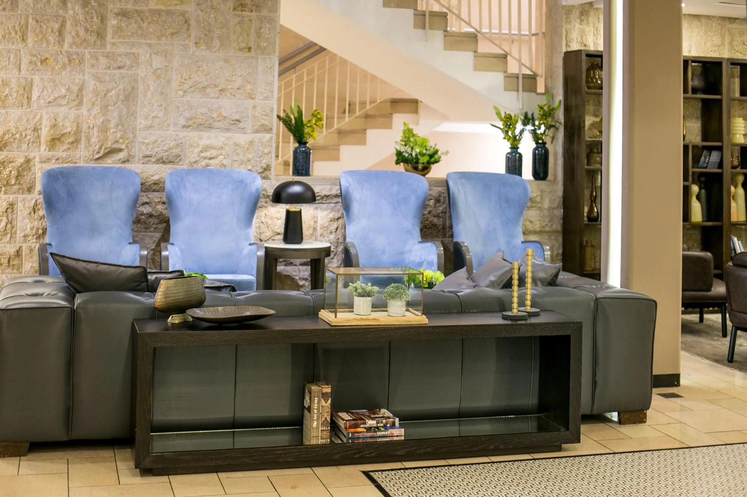 Lobby or reception in Hotel Yehuda