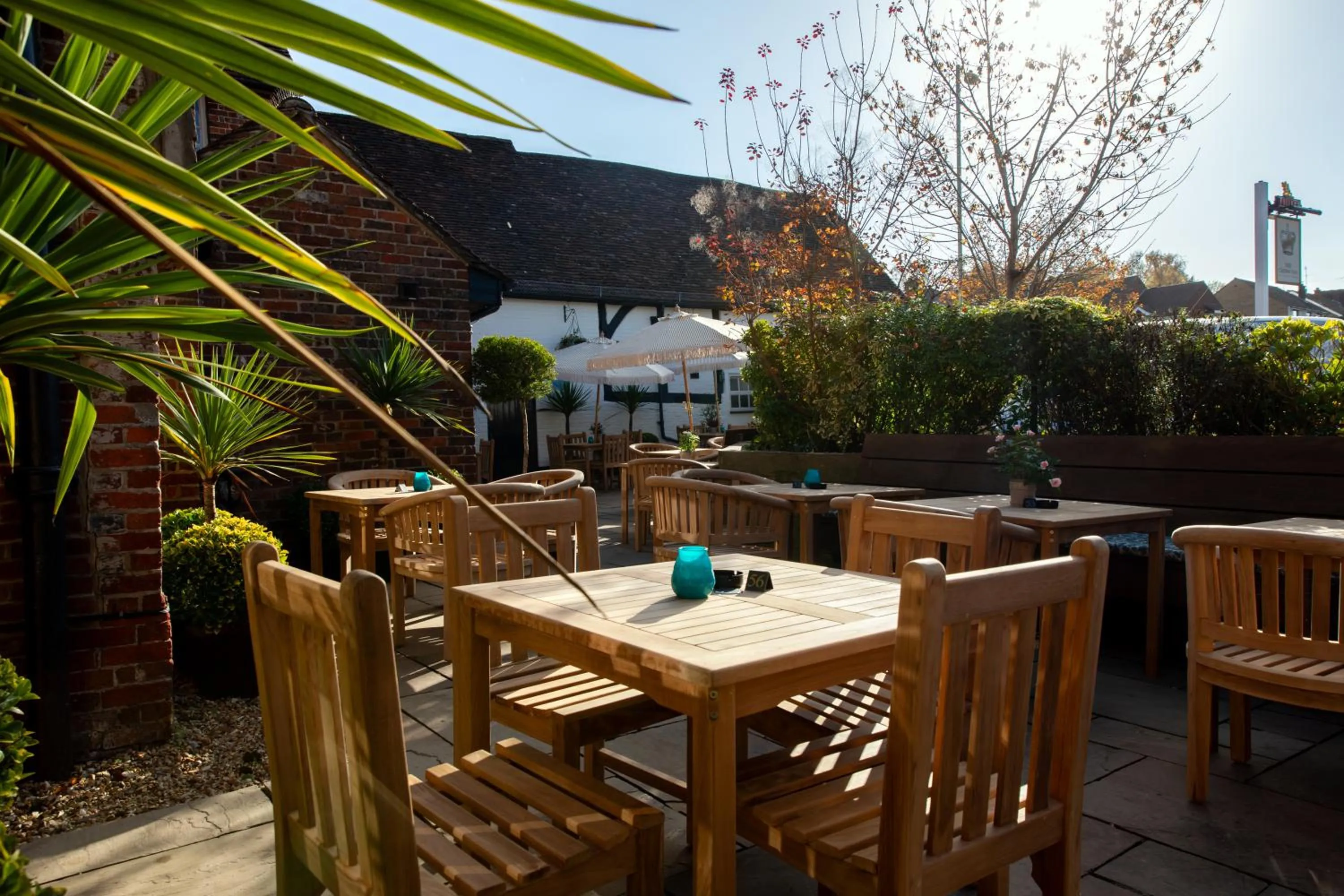 Garden in The Crown Inn