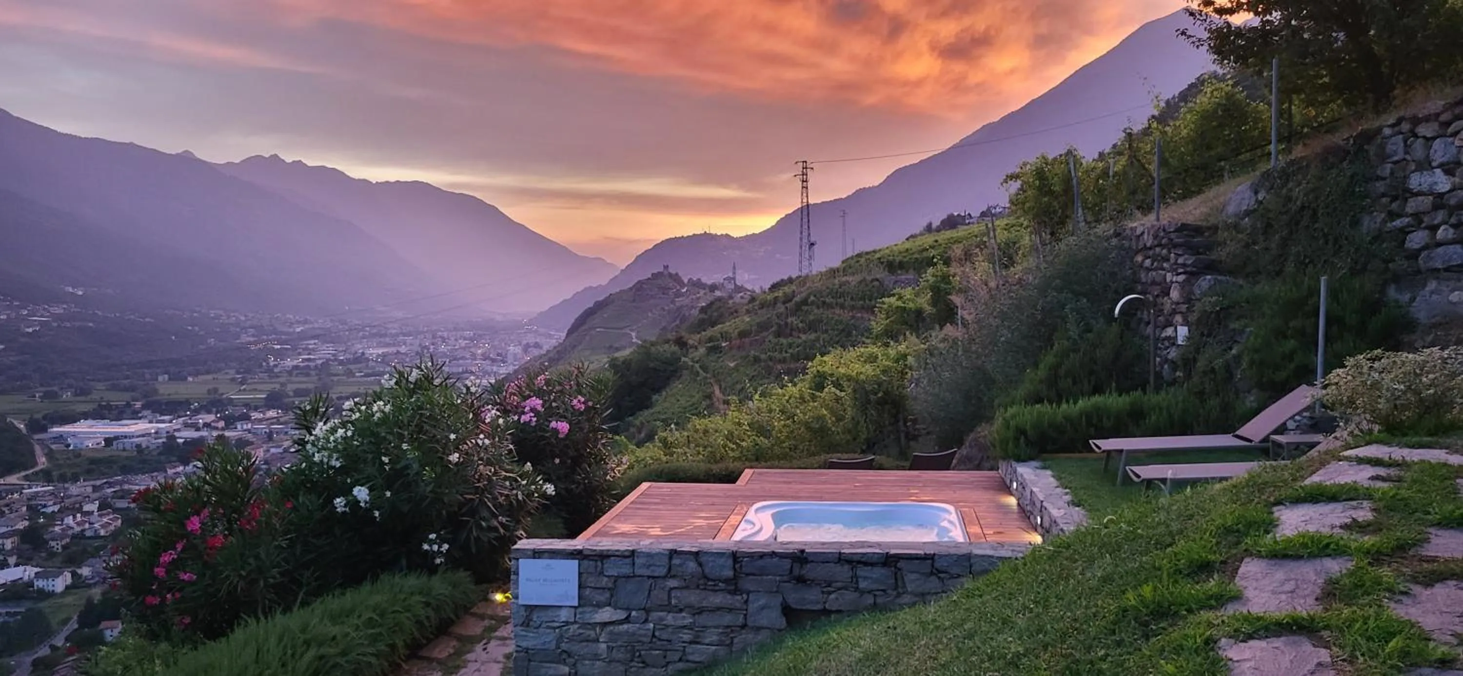 Natural landscape in Wine Hotel Retici Balzi
