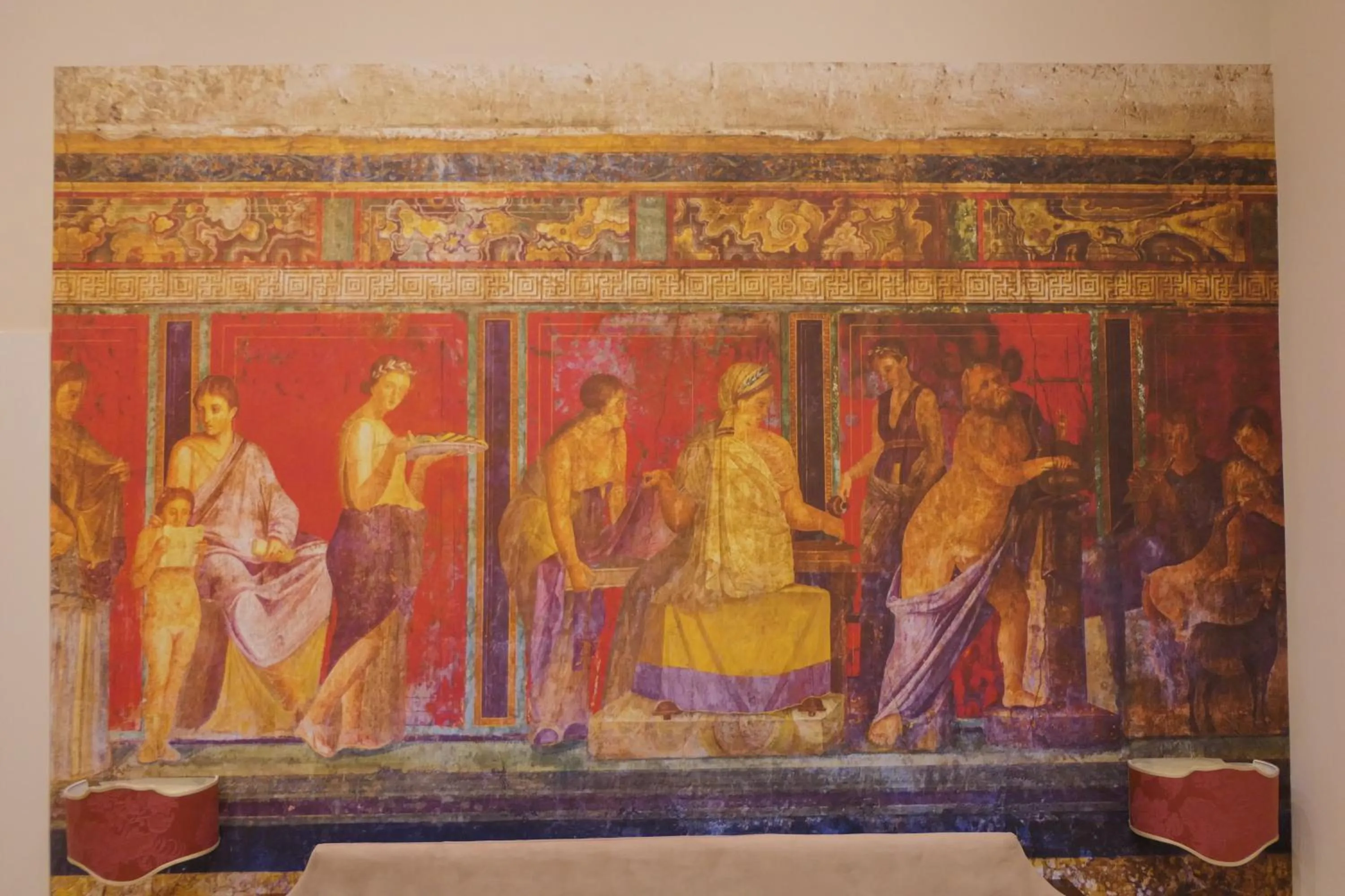 Decorative detail in Spaccanapoli B&B City Soul