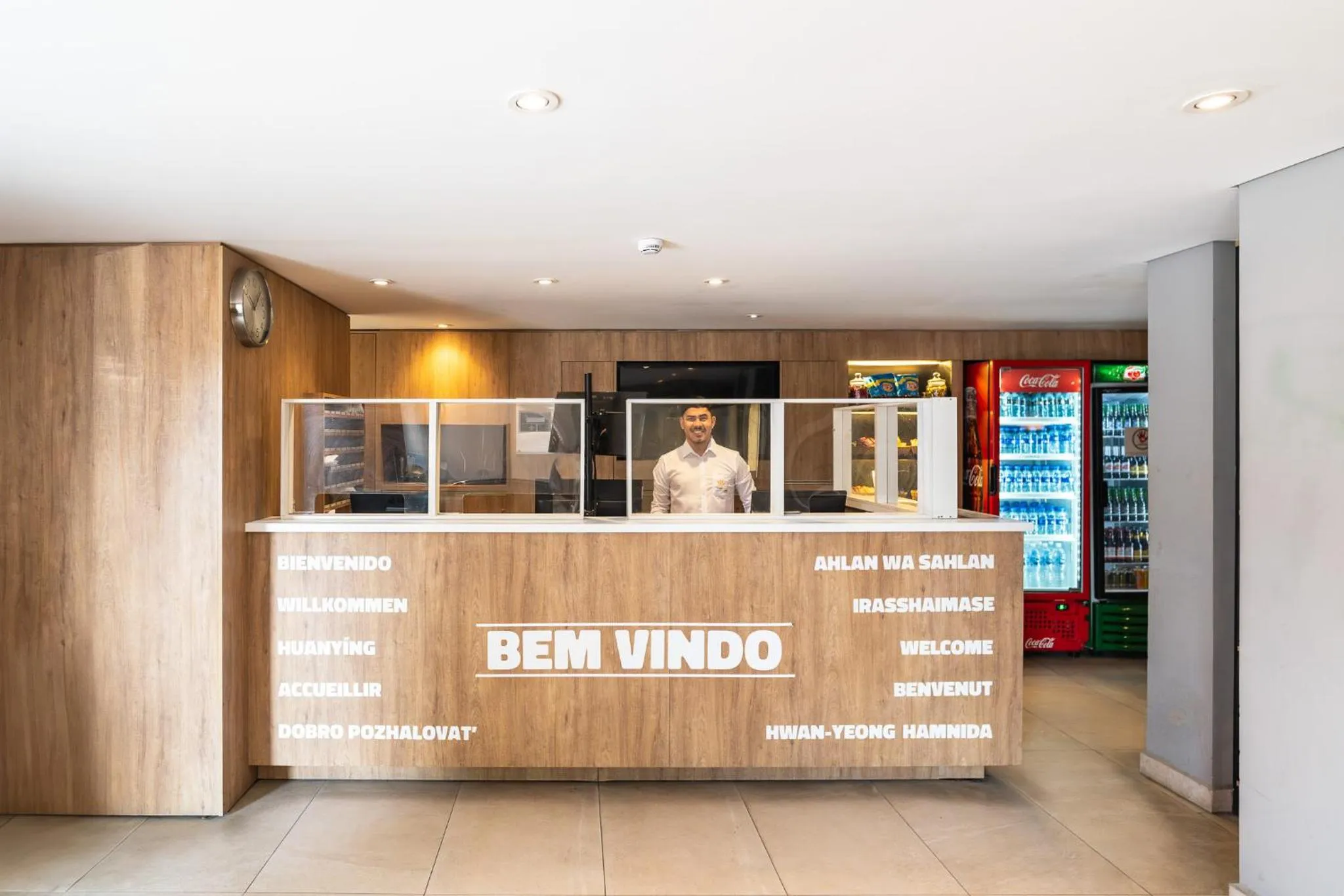 Lobby or reception in Uniclass Hotel Lapa