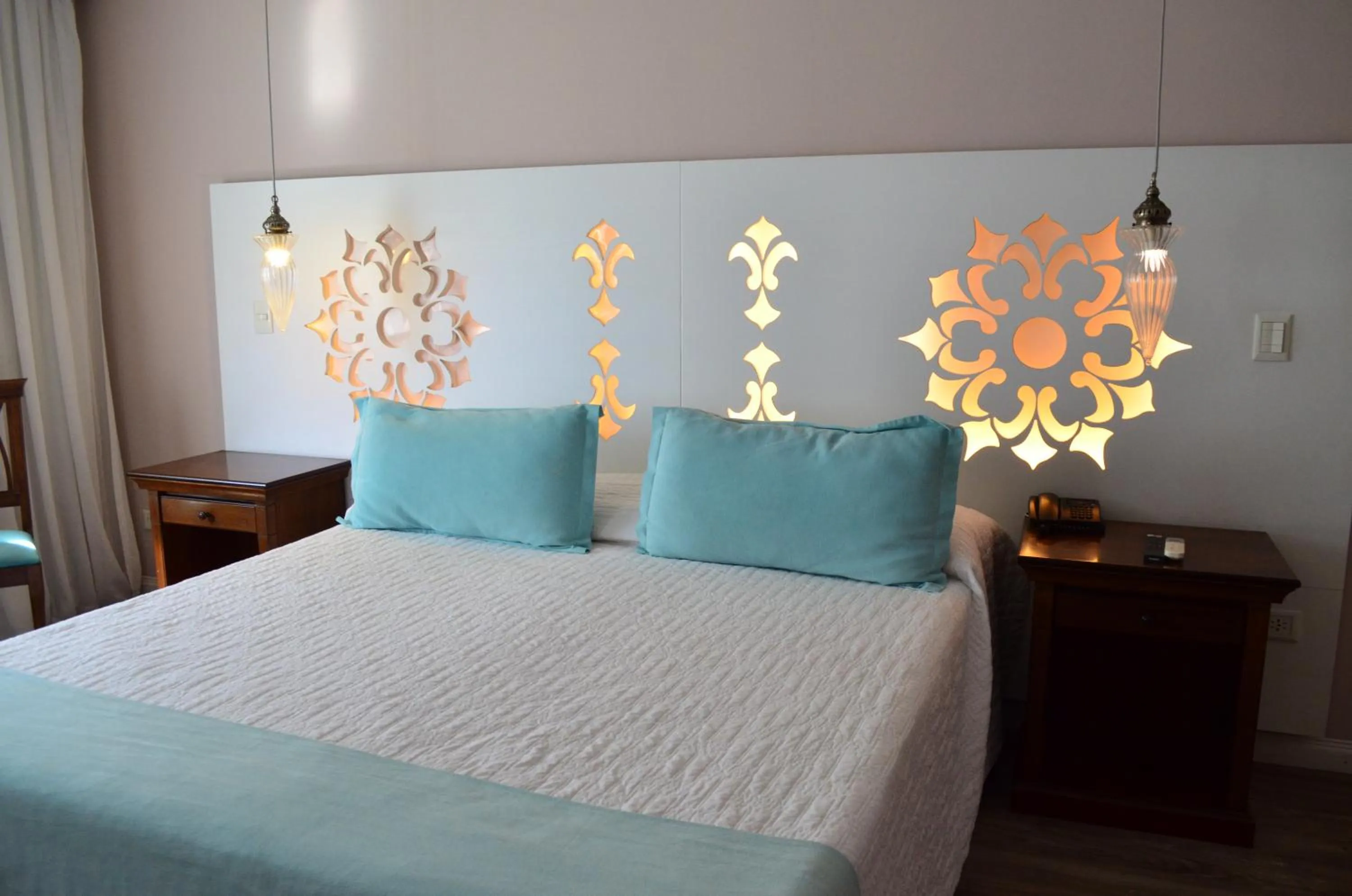 Bed in Howard Johnson Pilar Resort Spa & Convention Center