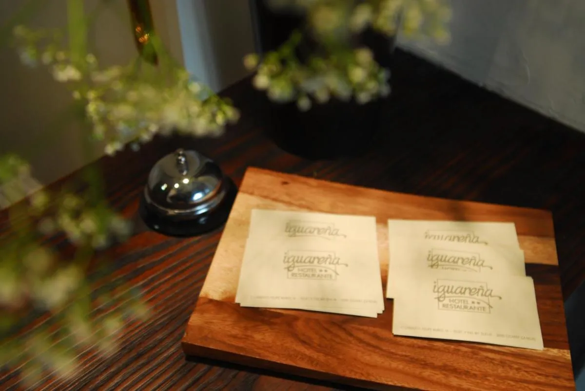 Lobby or reception in Hotel Iguareña