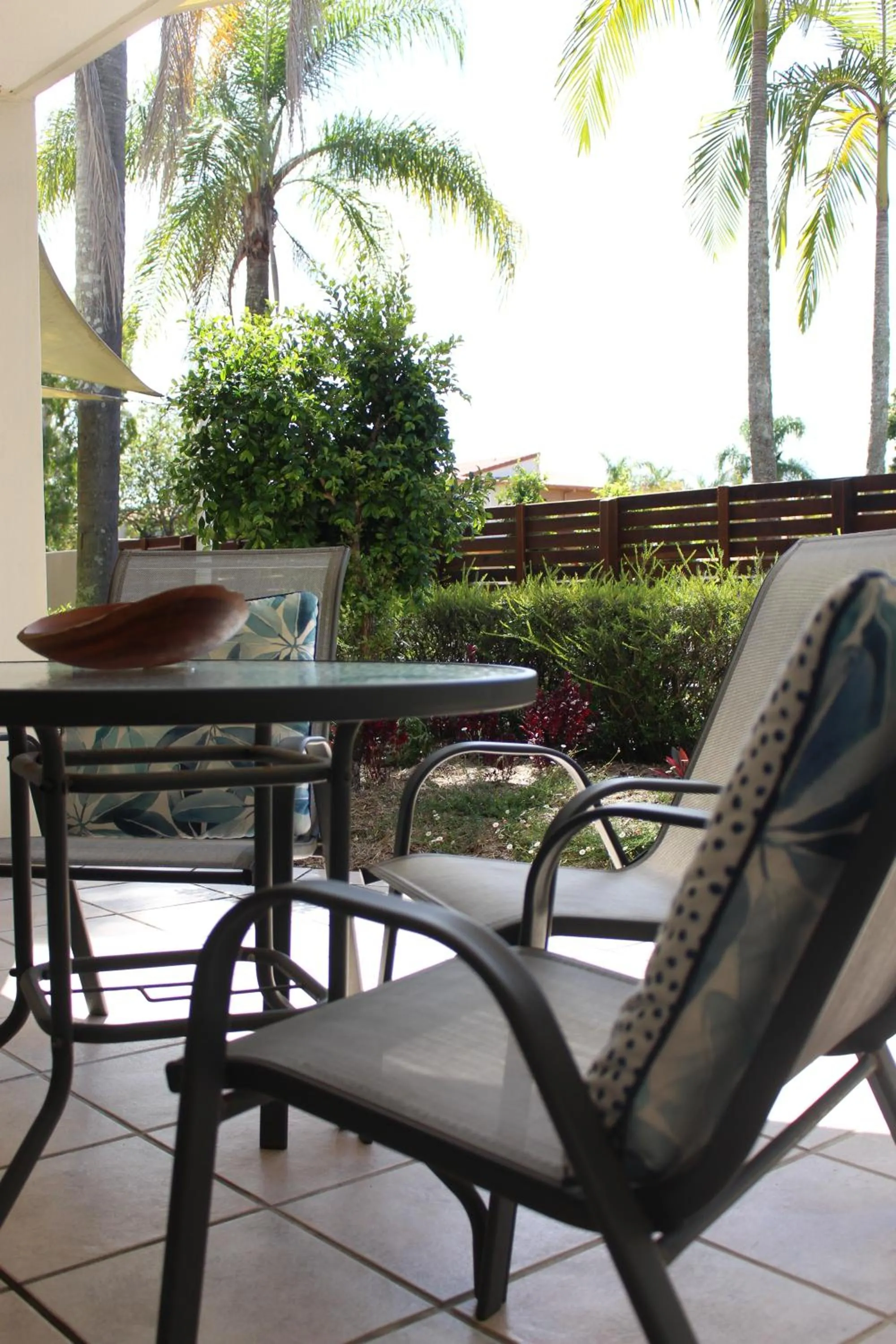 Garden view in At The Sound Noosa