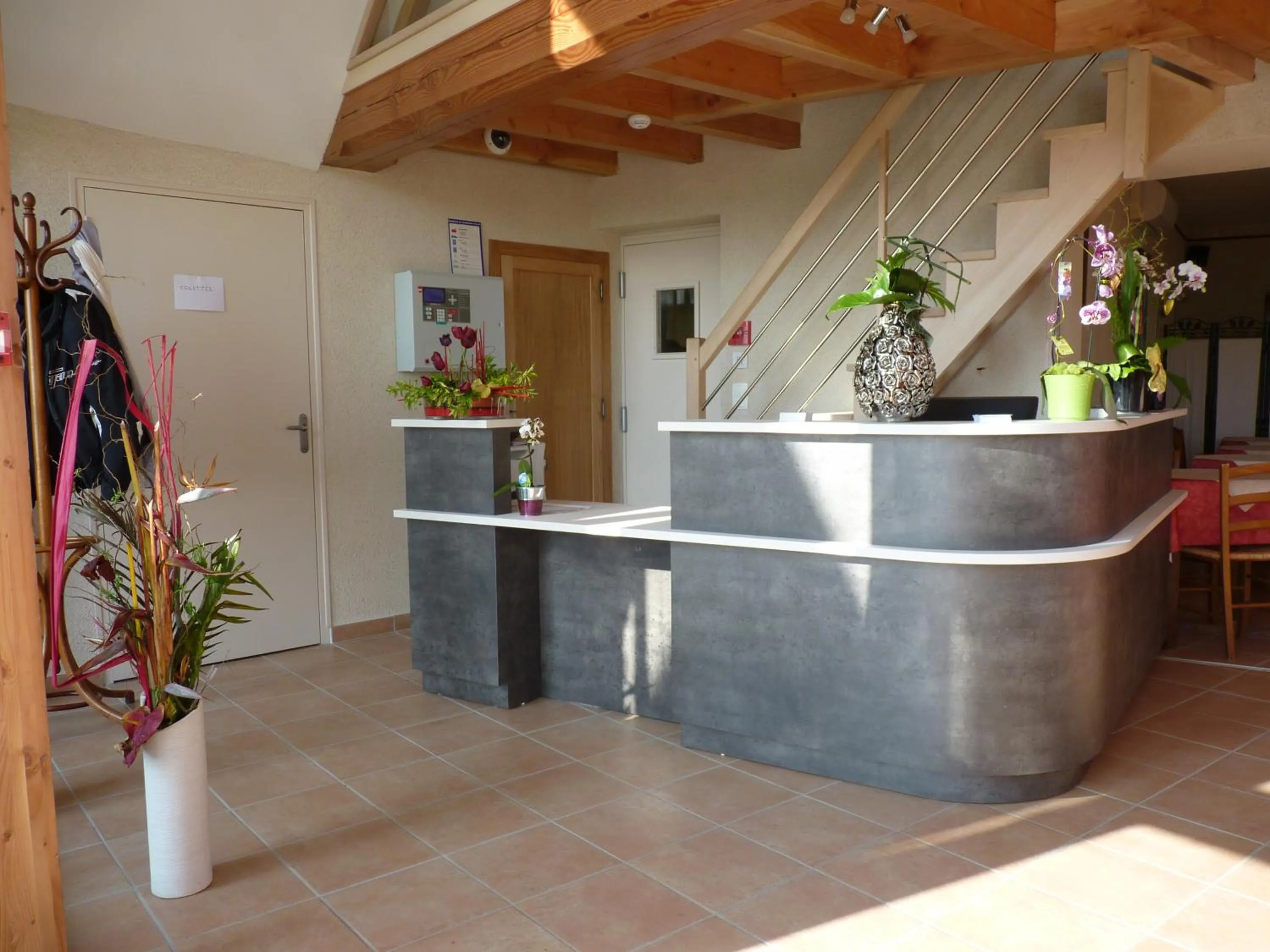 Lobby or reception in Auberge de la Baie