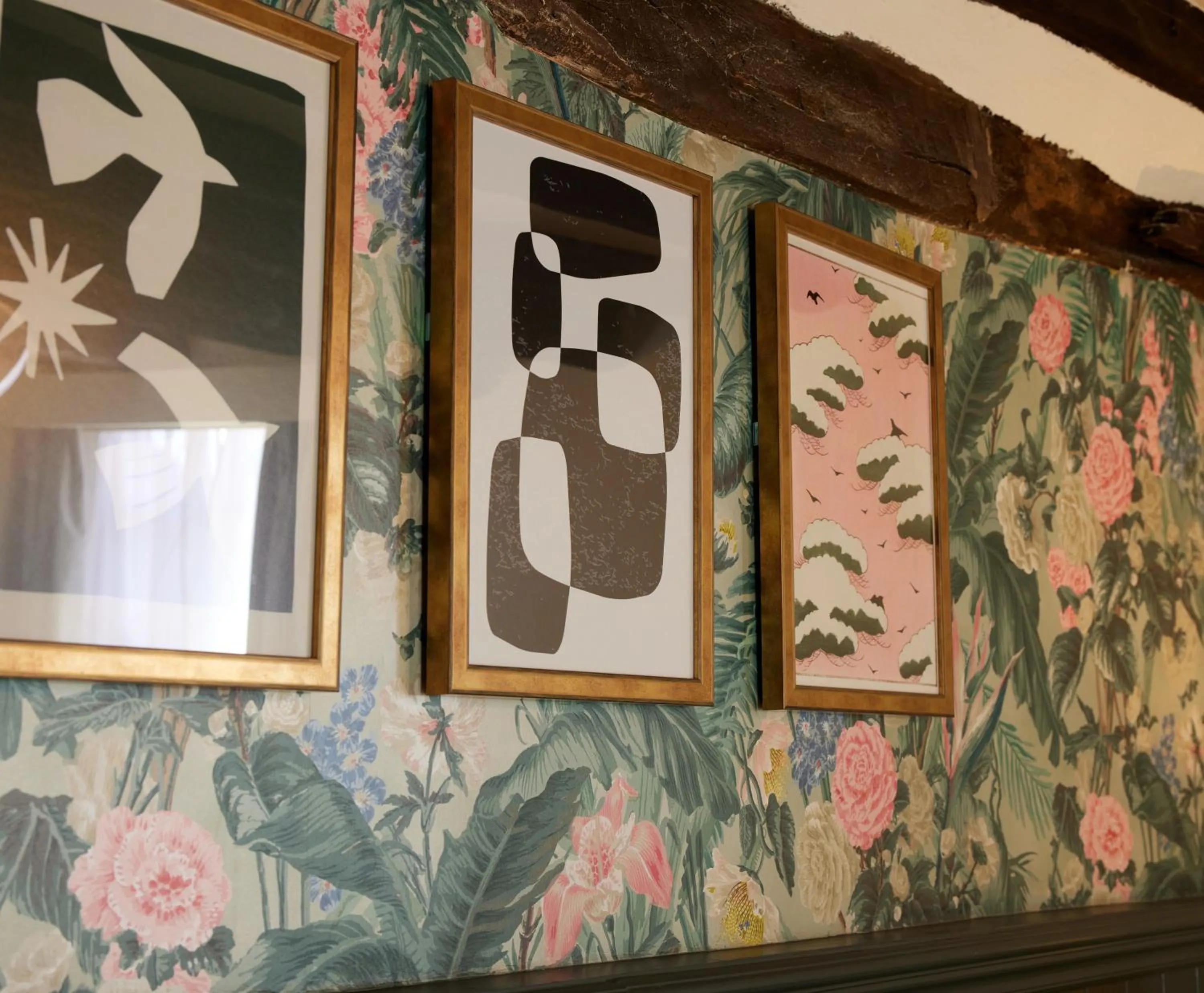 Decorative detail in Narborough Arms