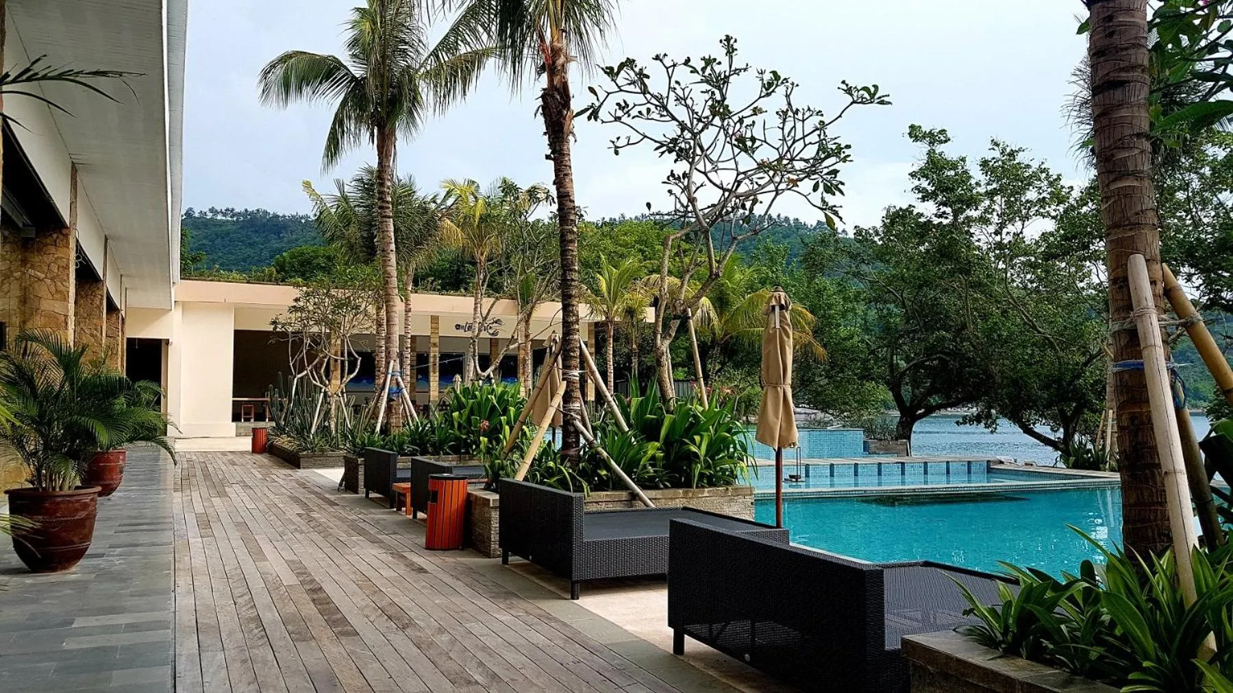 Pool view in Louis Kienne Resort Senggigi