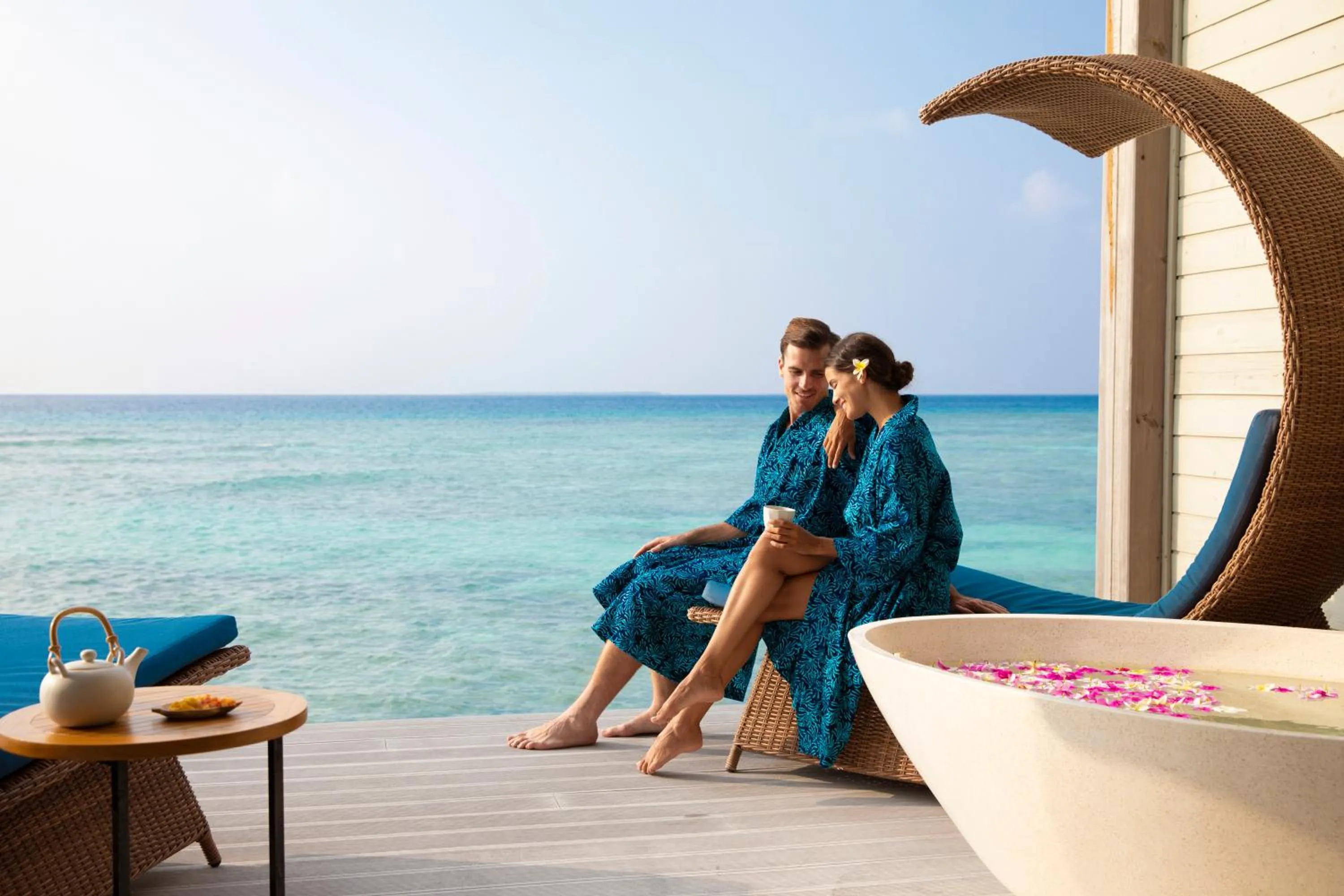 People in Kuredhivaru Resort and Spa - Maldives