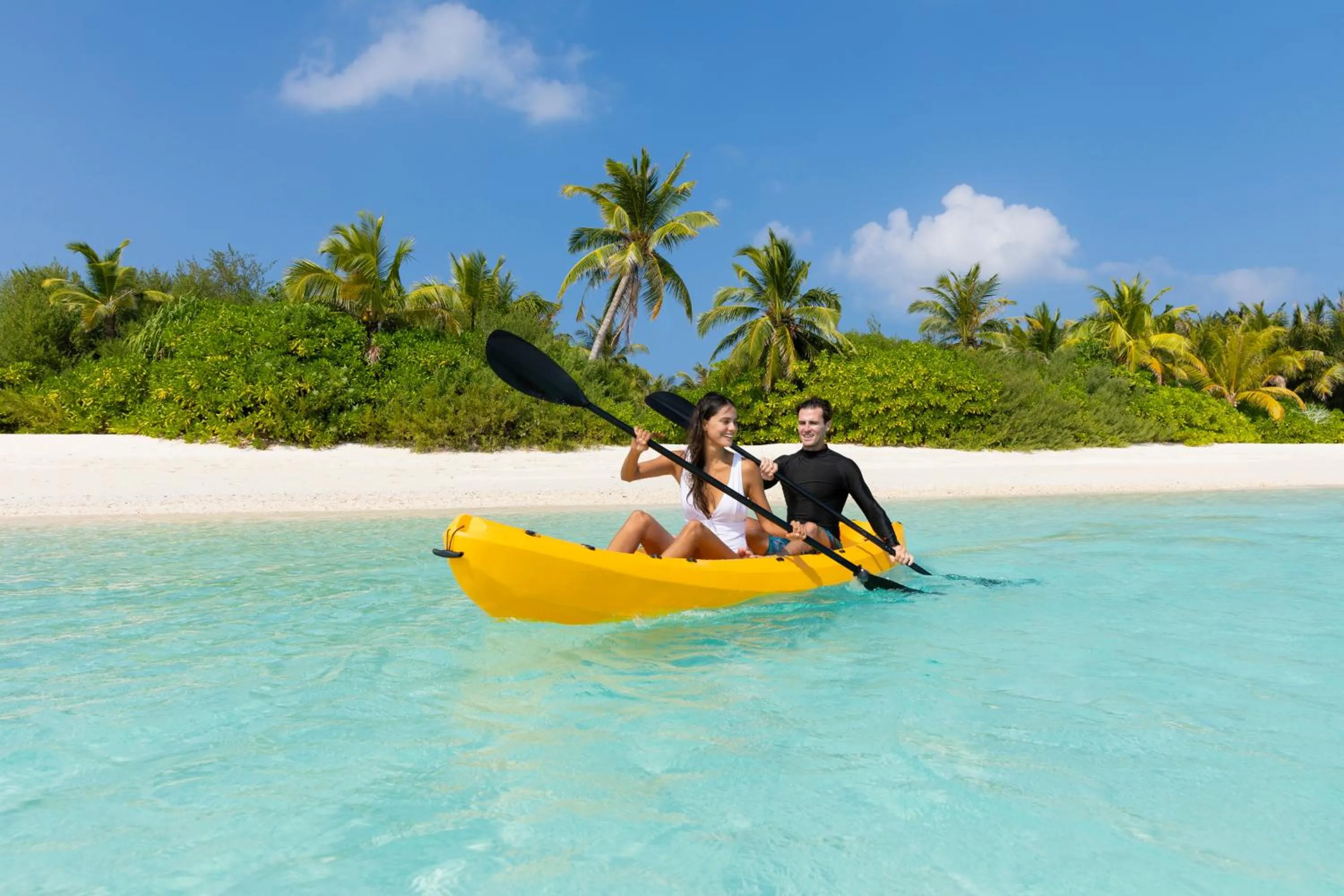 People in Kuredhivaru Resort and Spa - Maldives