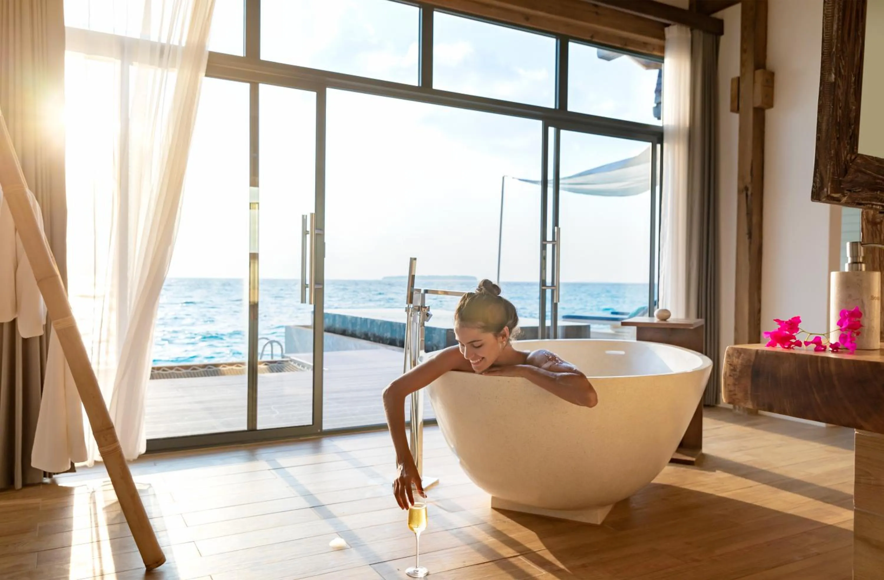 Bathroom in Kuredhivaru Resort and Spa - Maldives