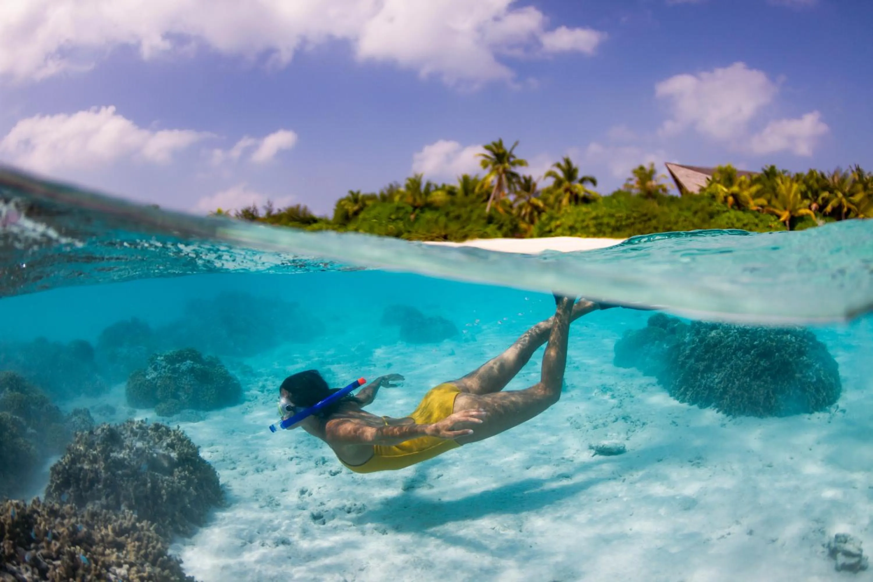 People in Kuredhivaru Resort and Spa - Maldives