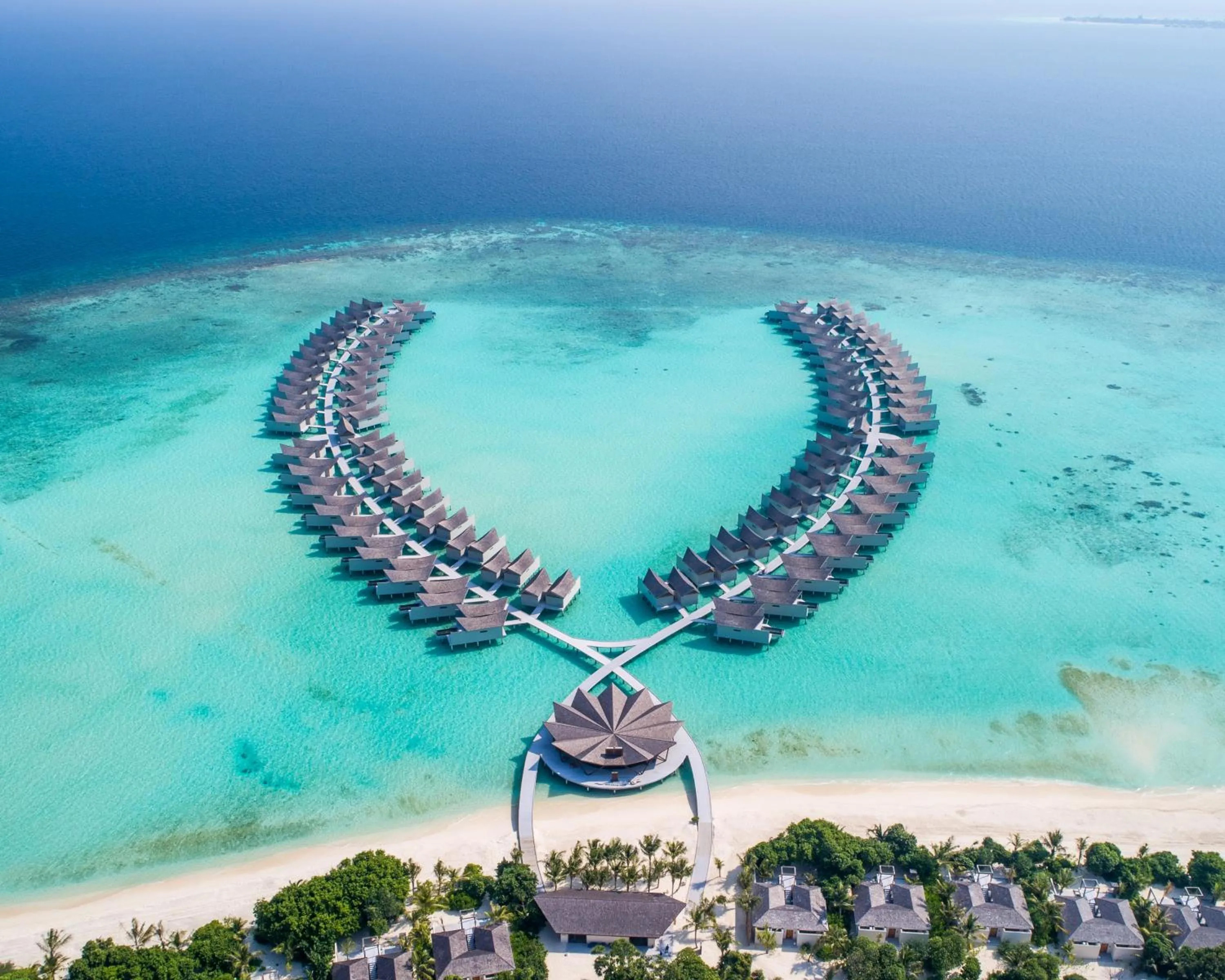 Bird's eye view in Kuredhivaru Resort and Spa - Maldives