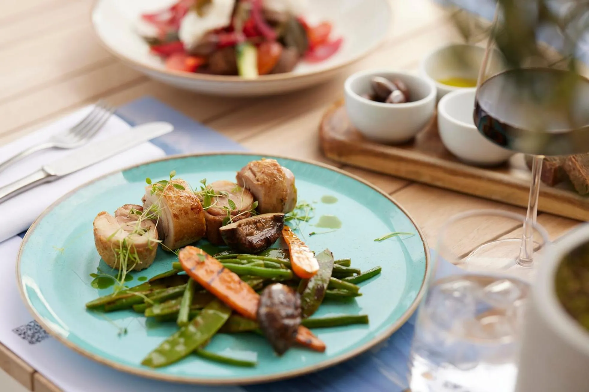 Food in Summer Senses Luxury Resort