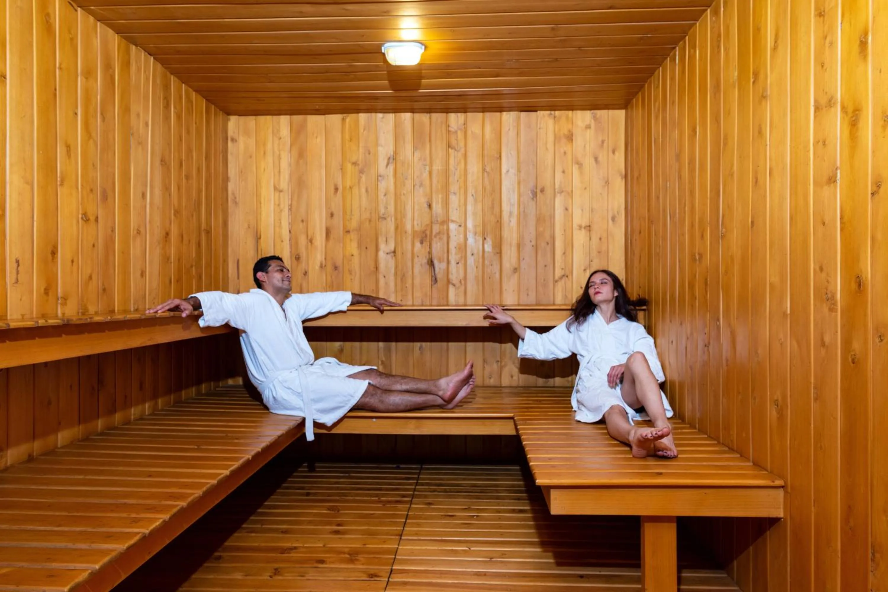 Sauna in Hotel Factory Green Bogotá Occidente Calle 80