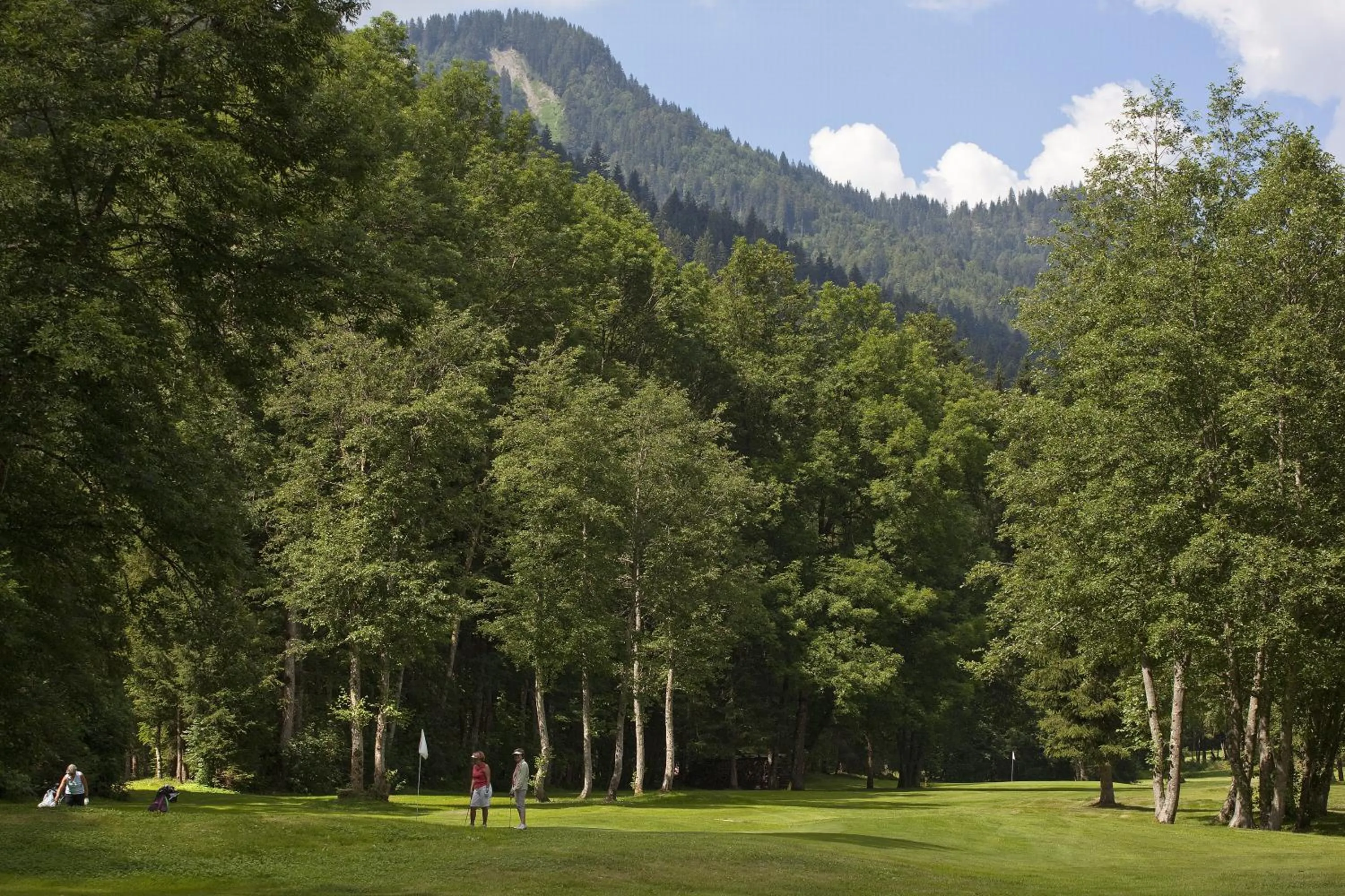 Golfcourse in Chalet-Hôtel Les Fermes de Pierre & Anna