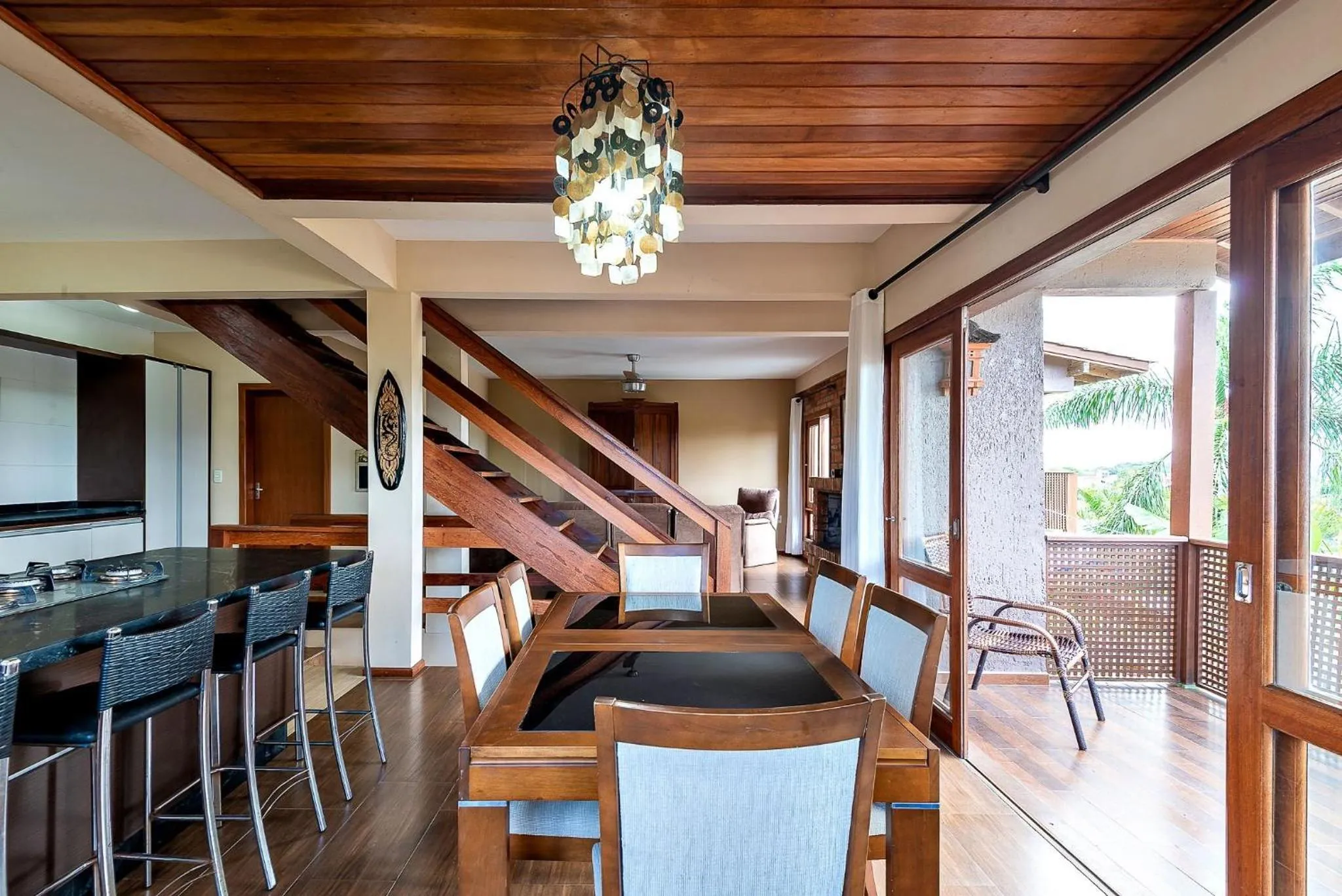Living room in Pousada Bangalôs do Rosa