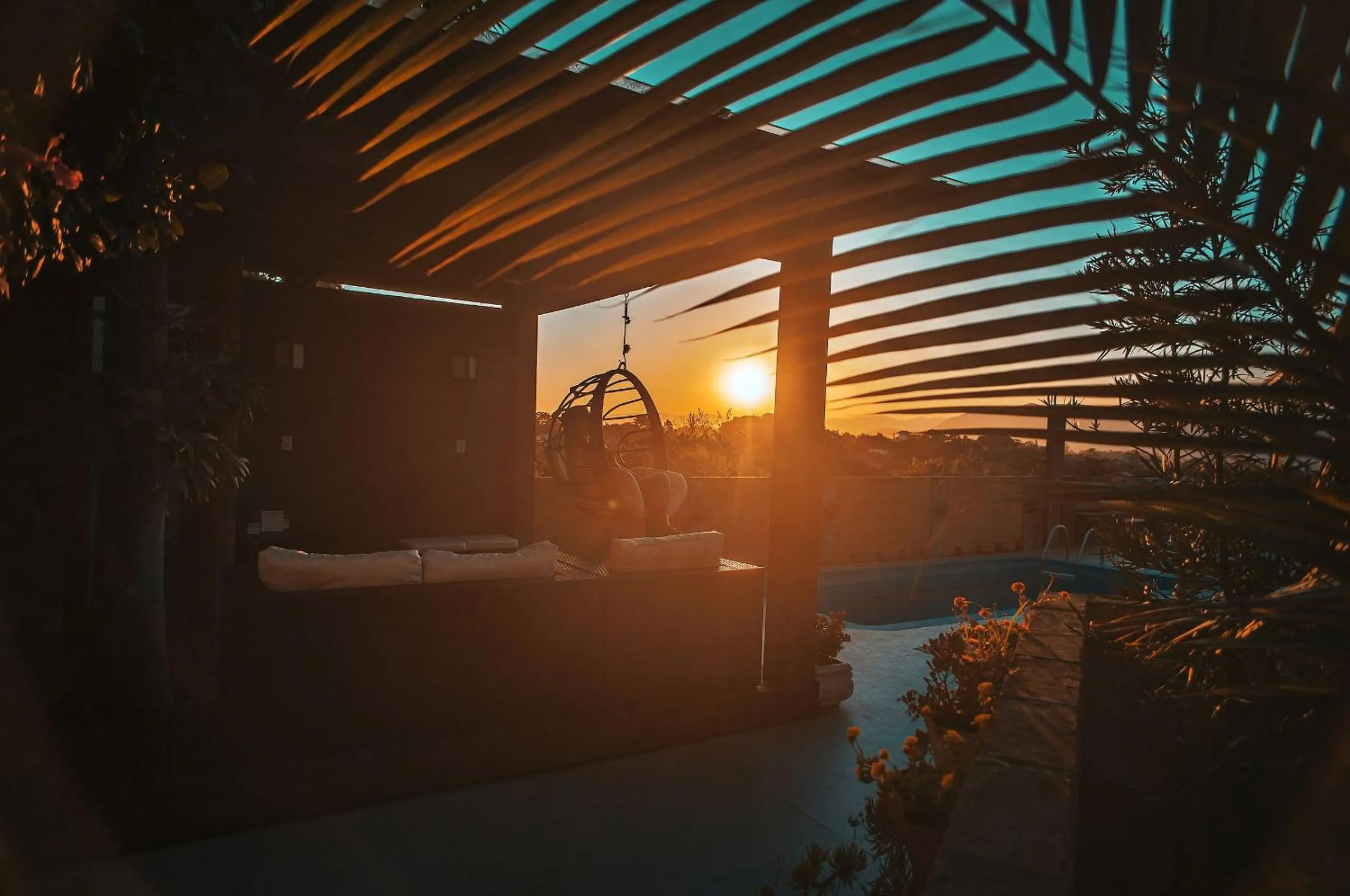 Sunset in Pousada Bangalôs do Rosa