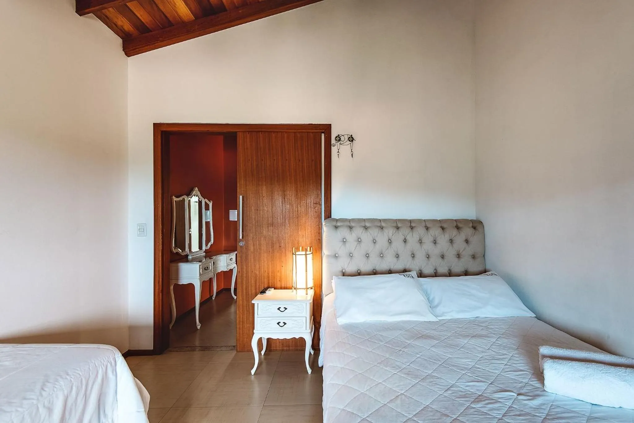 Bedroom, Bed in Pousada Bangalôs do Rosa