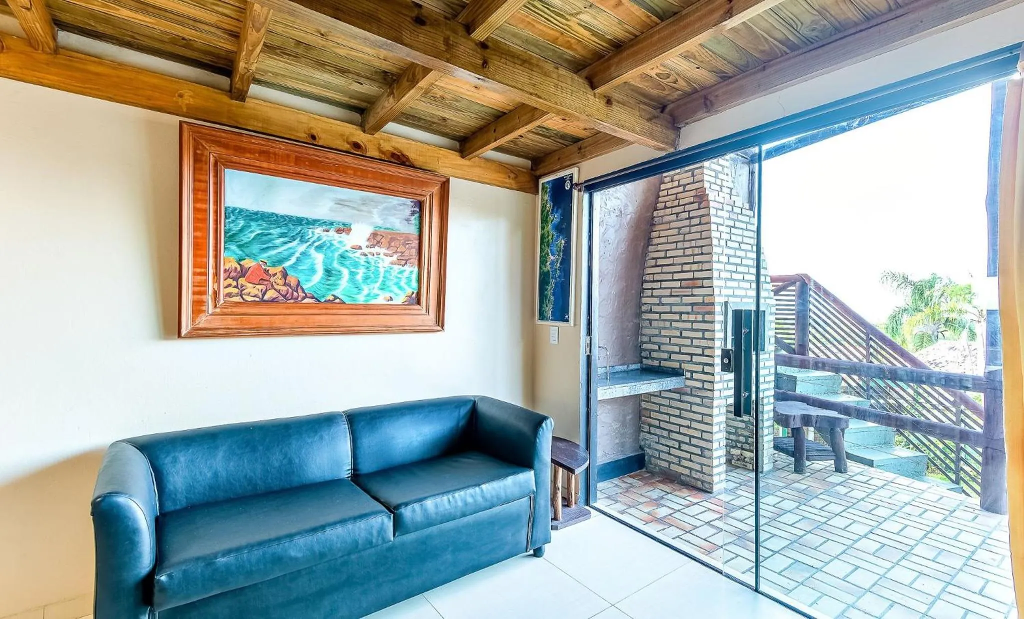 Living room in Pousada Bangalôs do Rosa