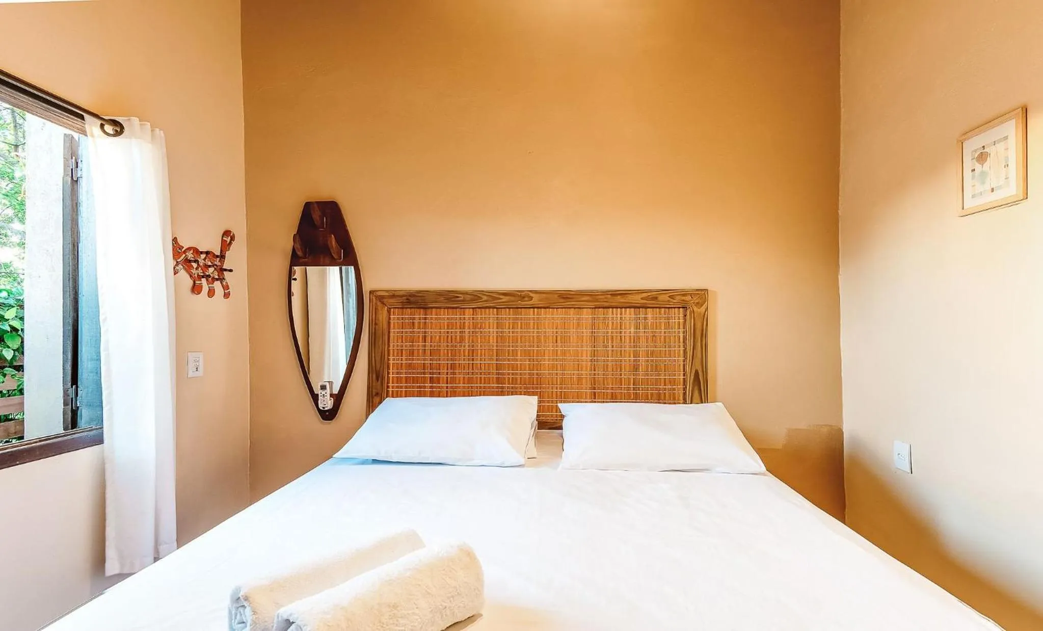 Bedroom, Bed in Pousada Bangalôs do Rosa