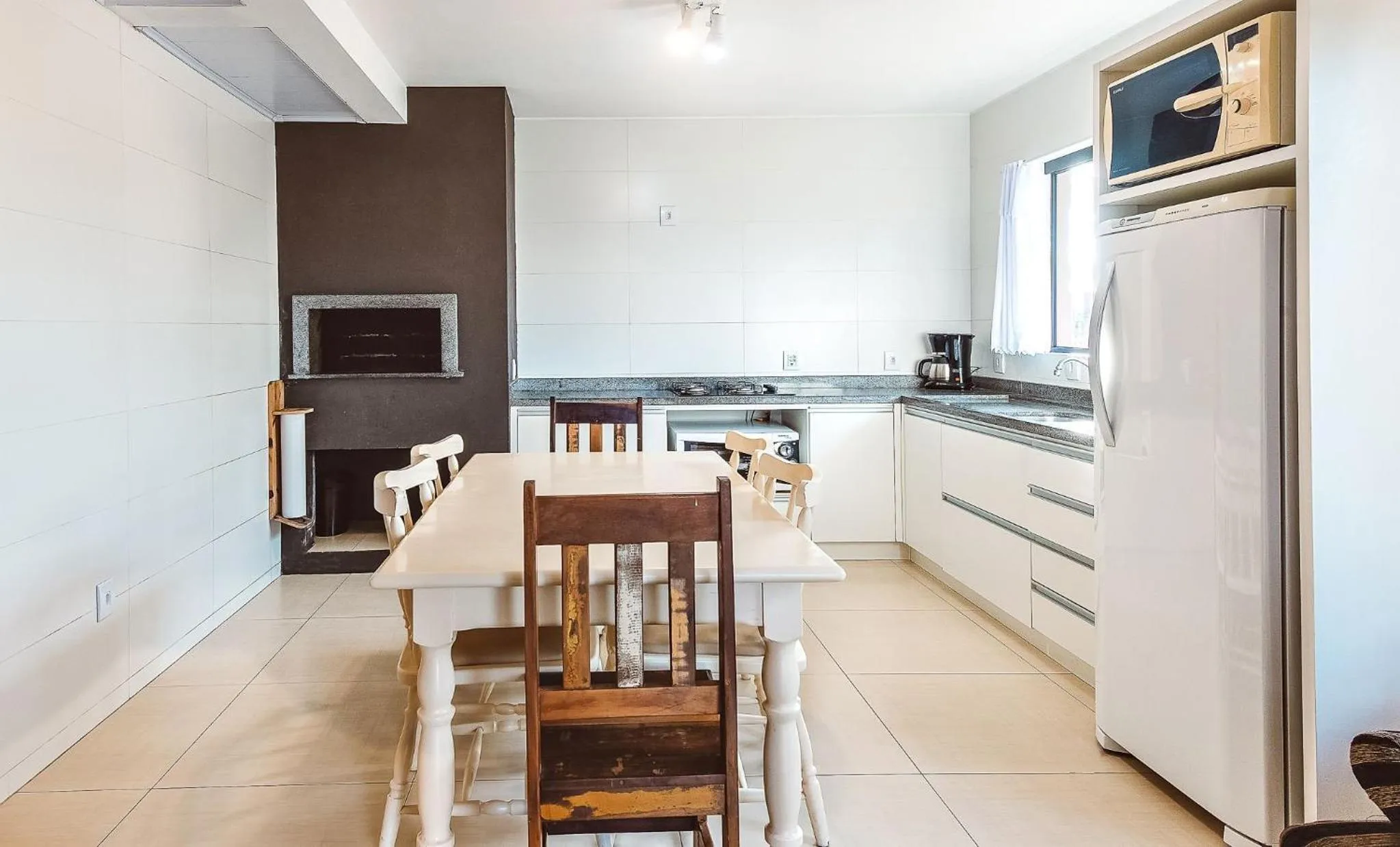 BBQ facilities in Pousada Bangalôs do Rosa