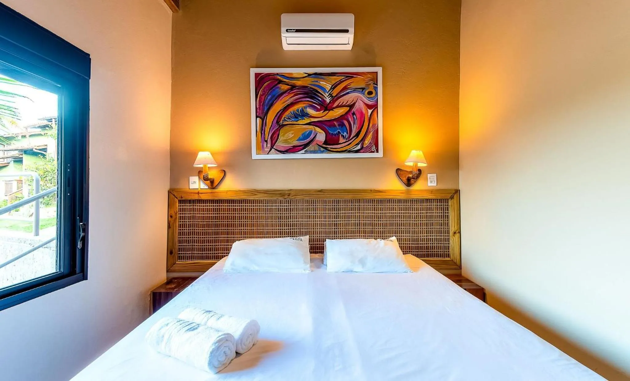 Bedroom, Bed in Pousada Bangalôs do Rosa