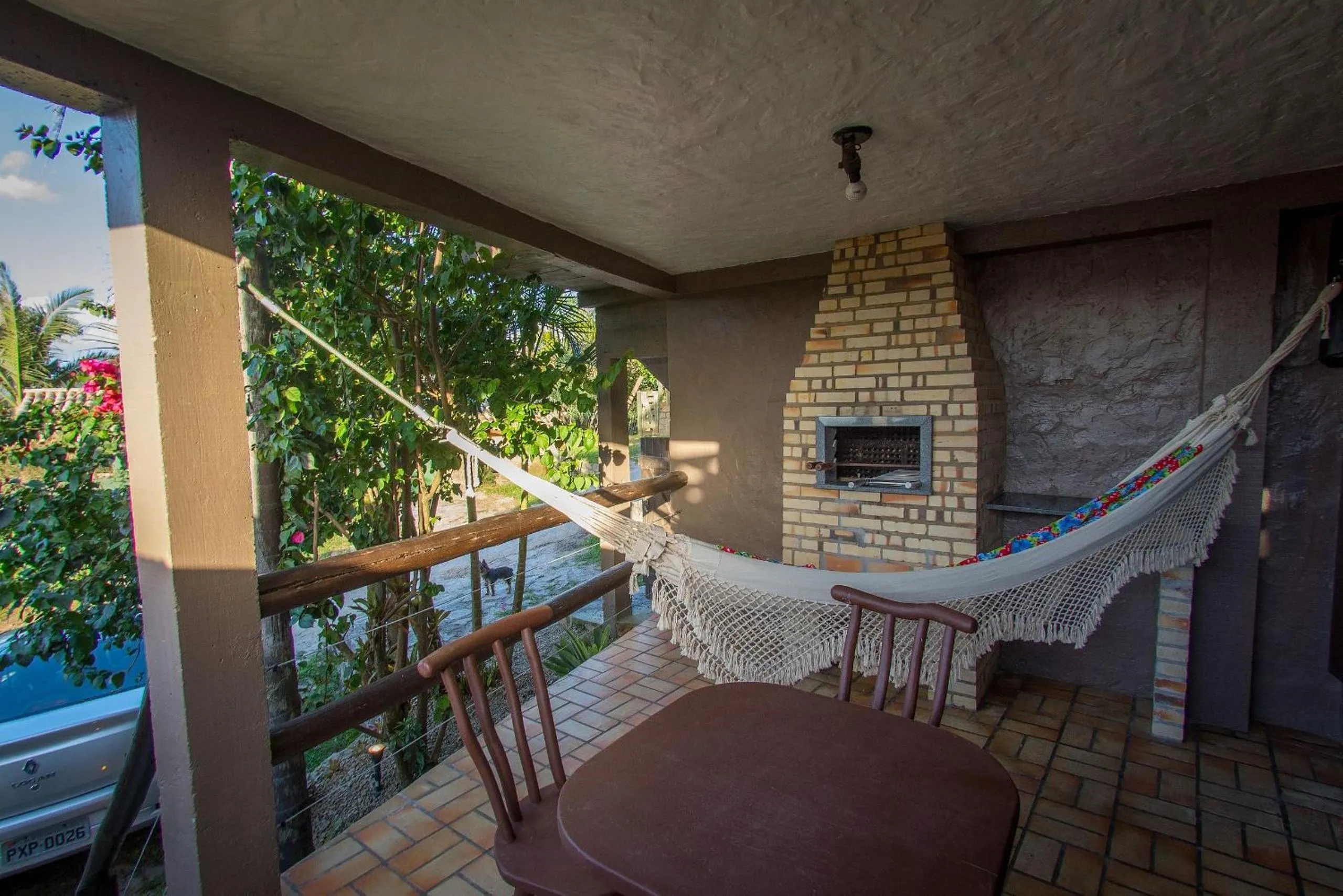 BBQ facilities in Pousada Bangalôs do Rosa