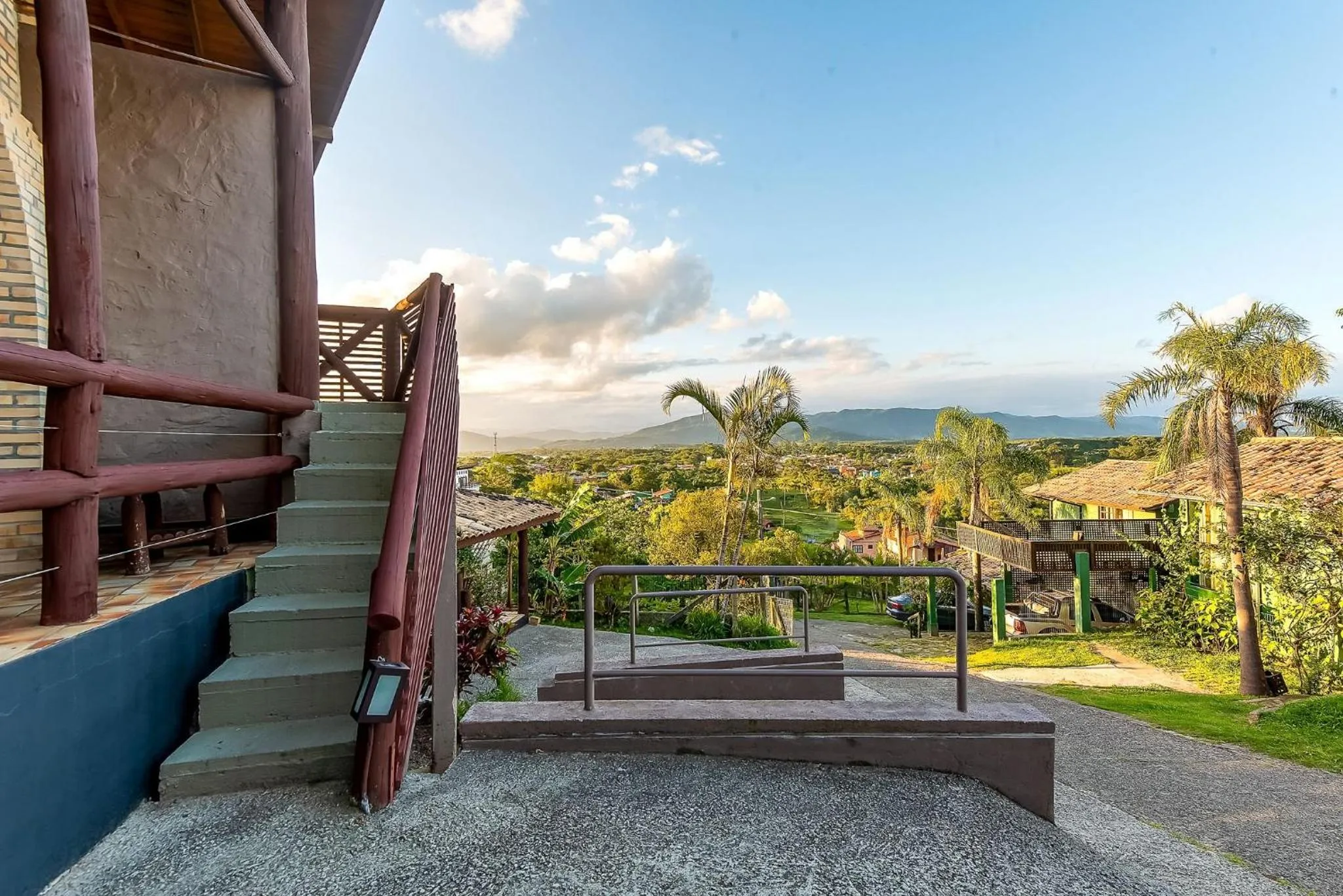 Balcony/Terrace in Pousada Bangalôs do Rosa