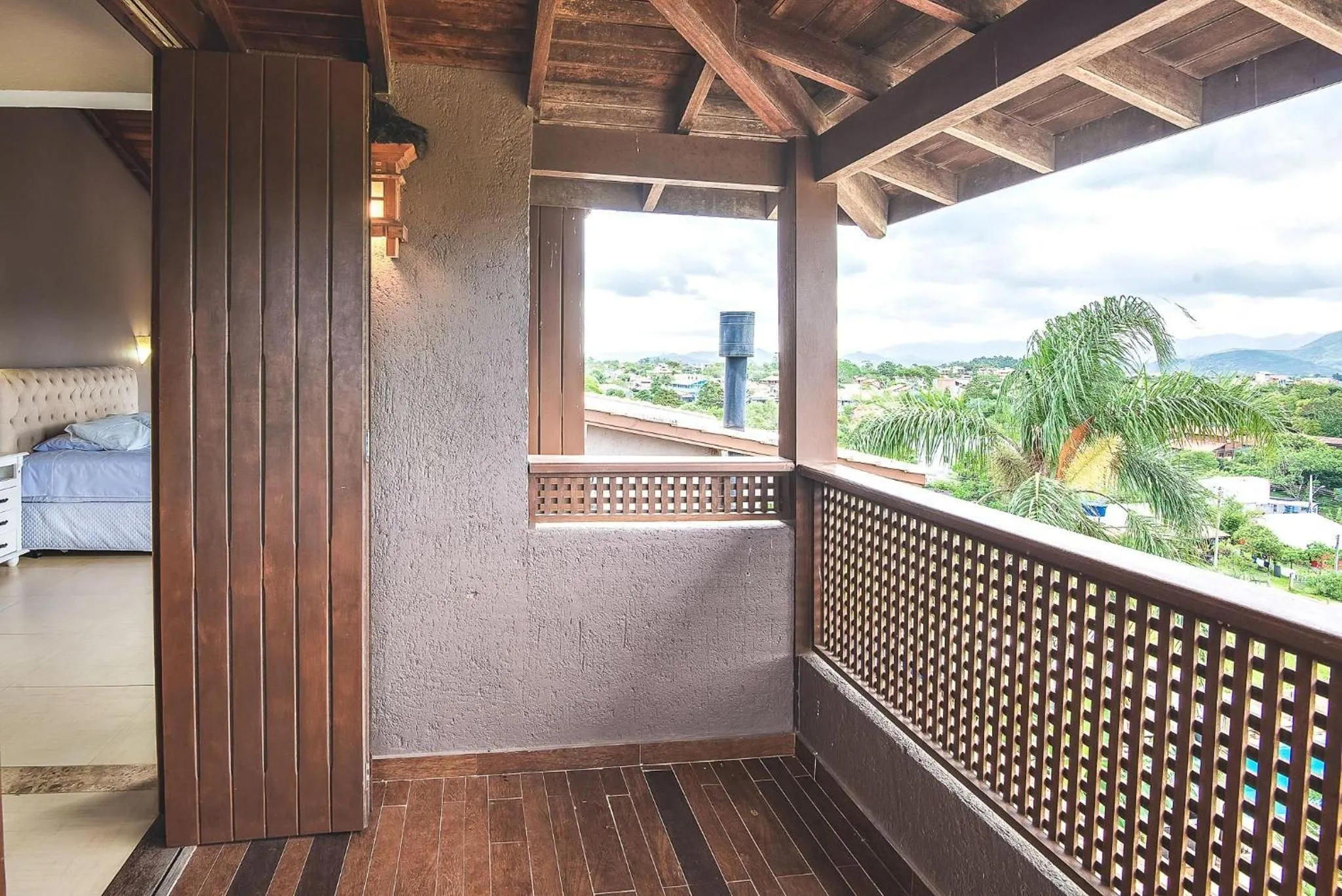 Balcony/Terrace in Pousada Bangalôs do Rosa