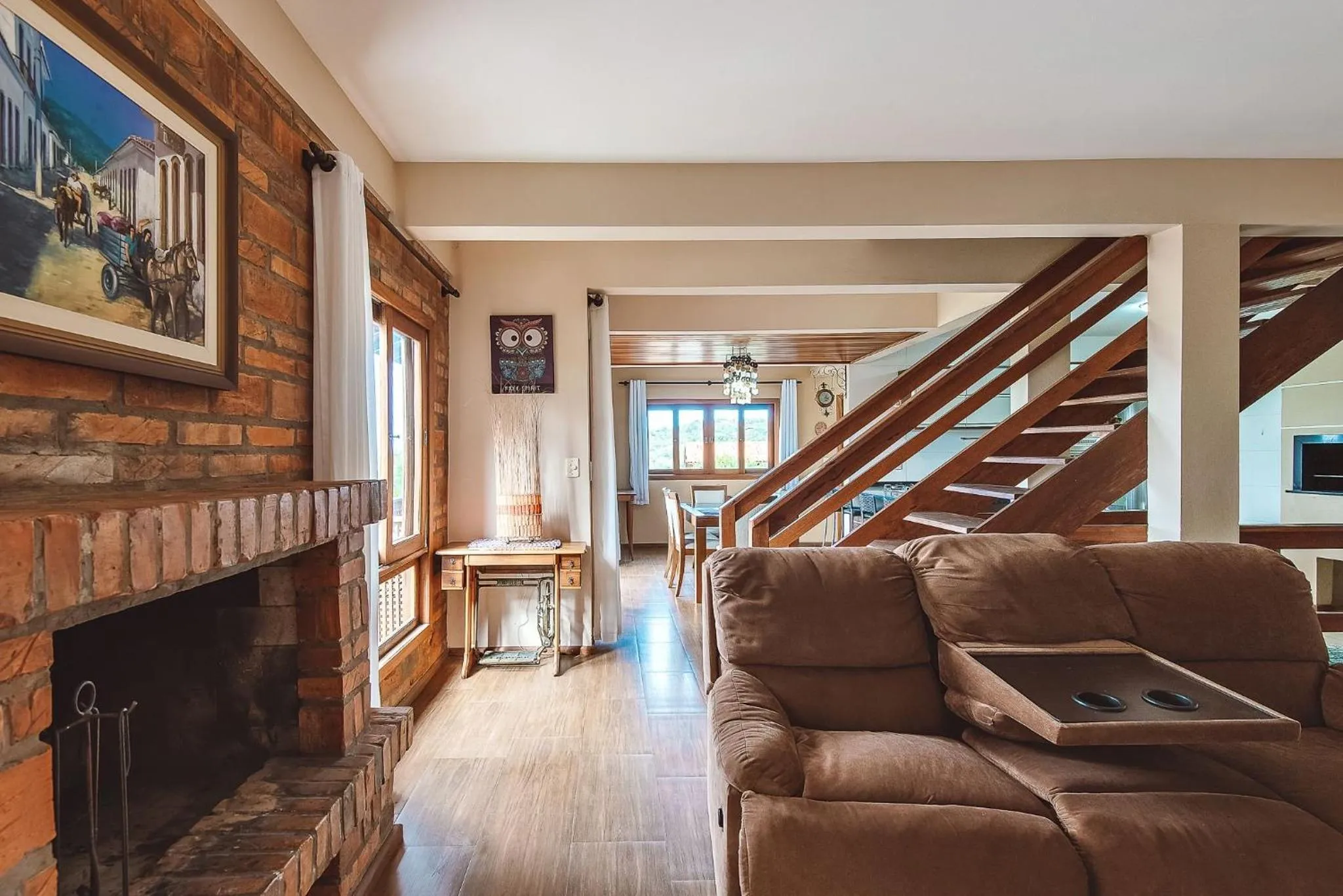 Living room in Pousada Bangalôs do Rosa