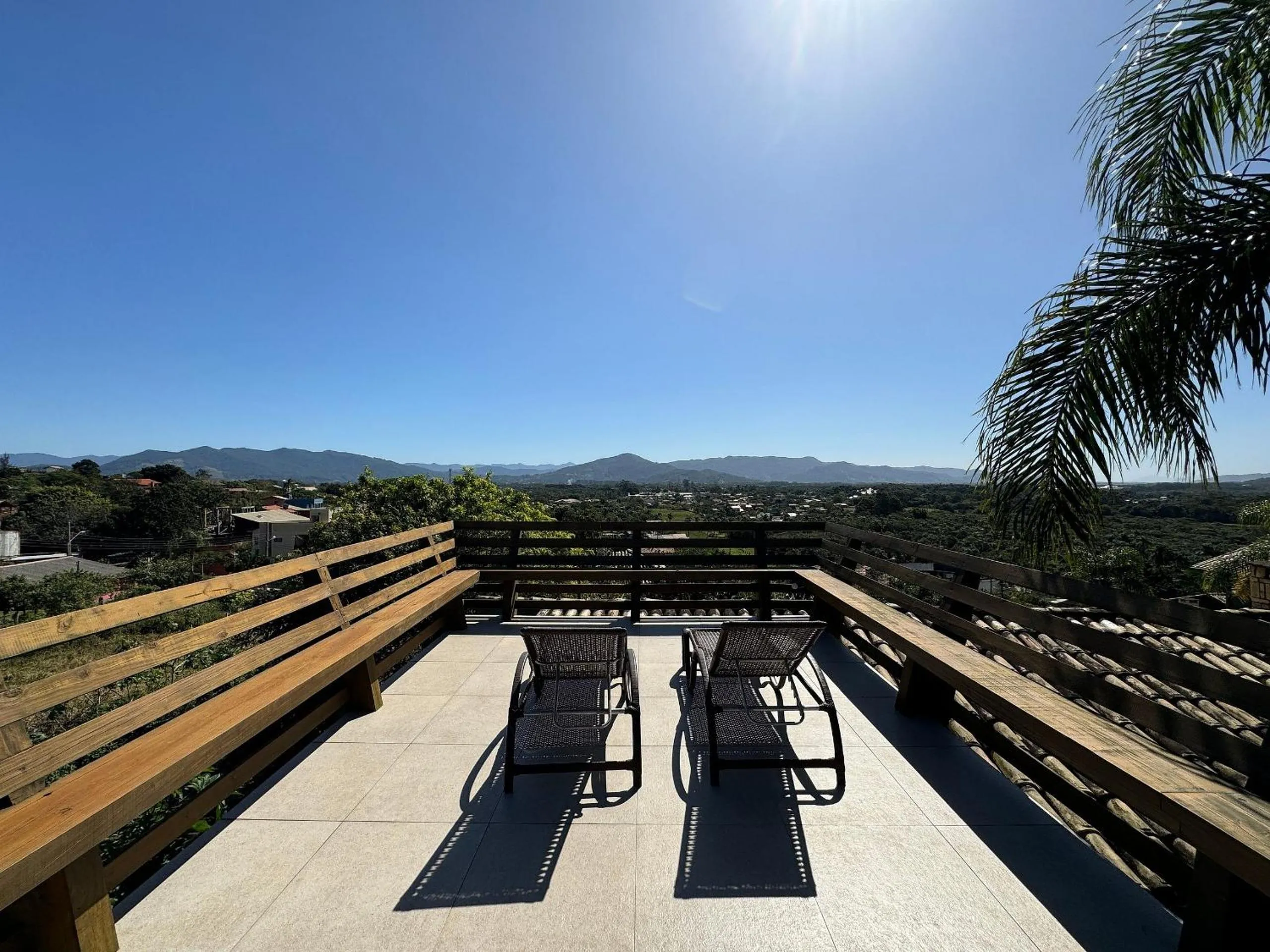 Balcony/Terrace in Pousada Bangalôs do Rosa