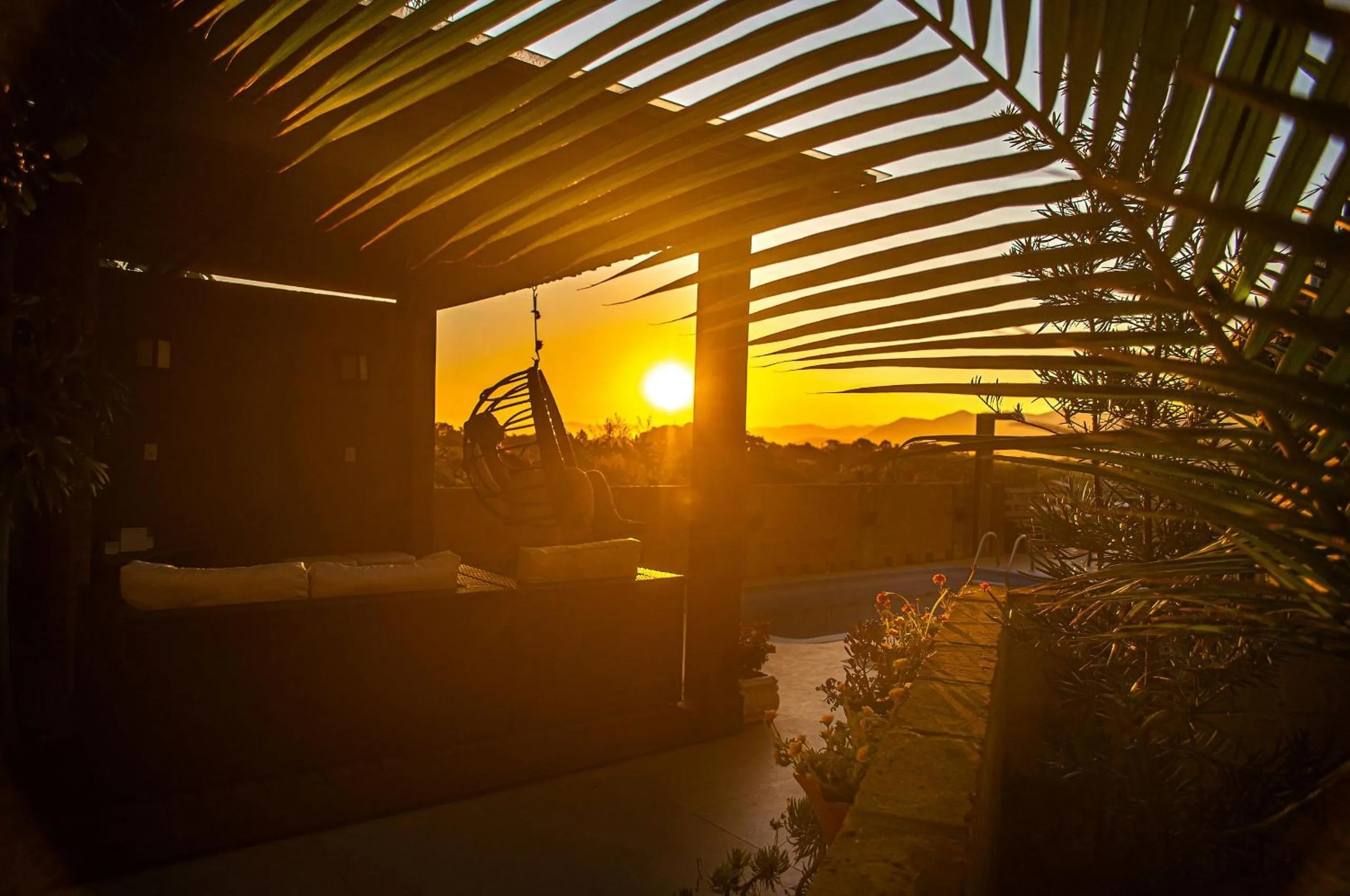 Sunset in Pousada Bangalôs do Rosa