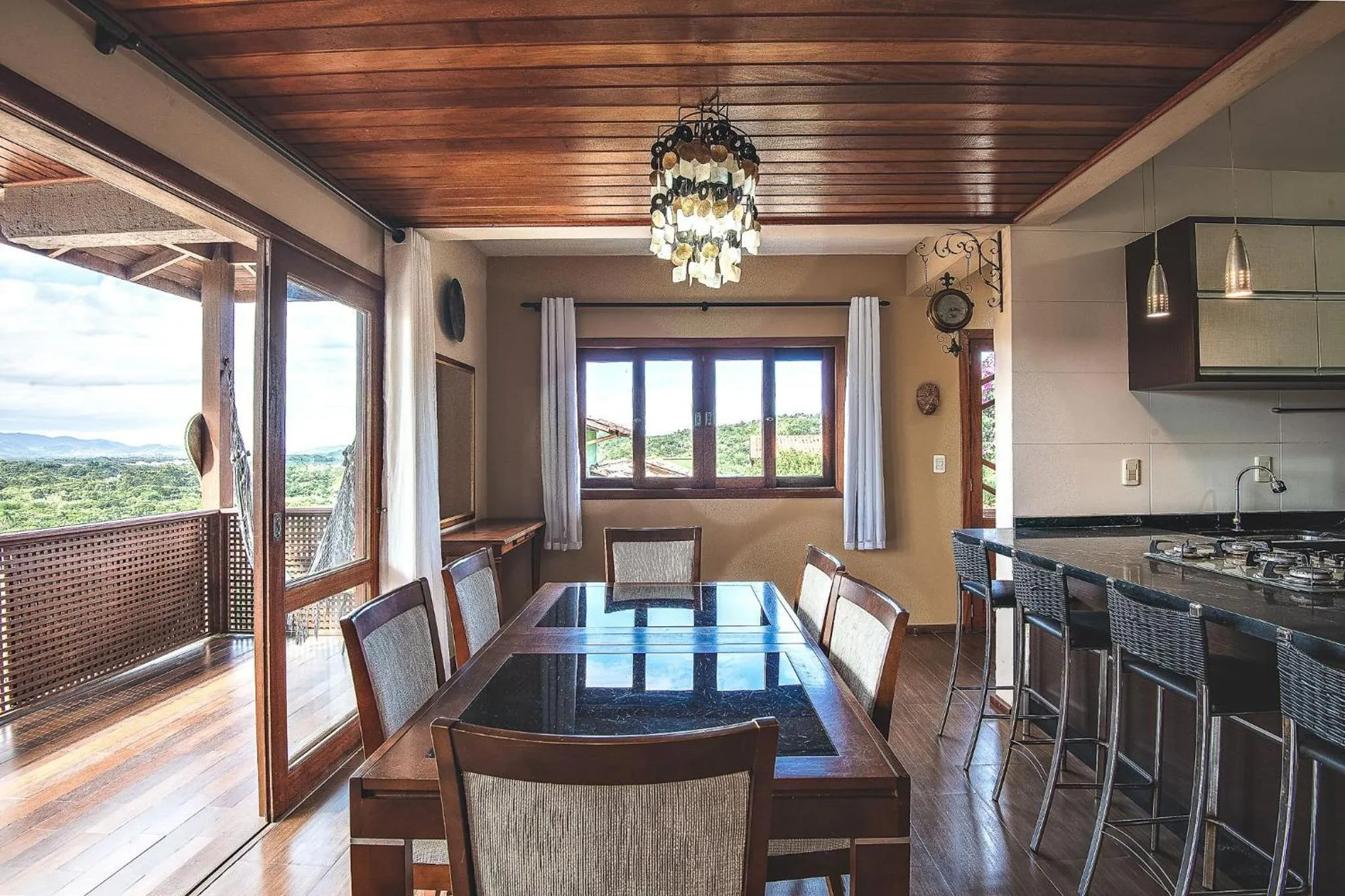 Living room in Pousada Bangalôs do Rosa