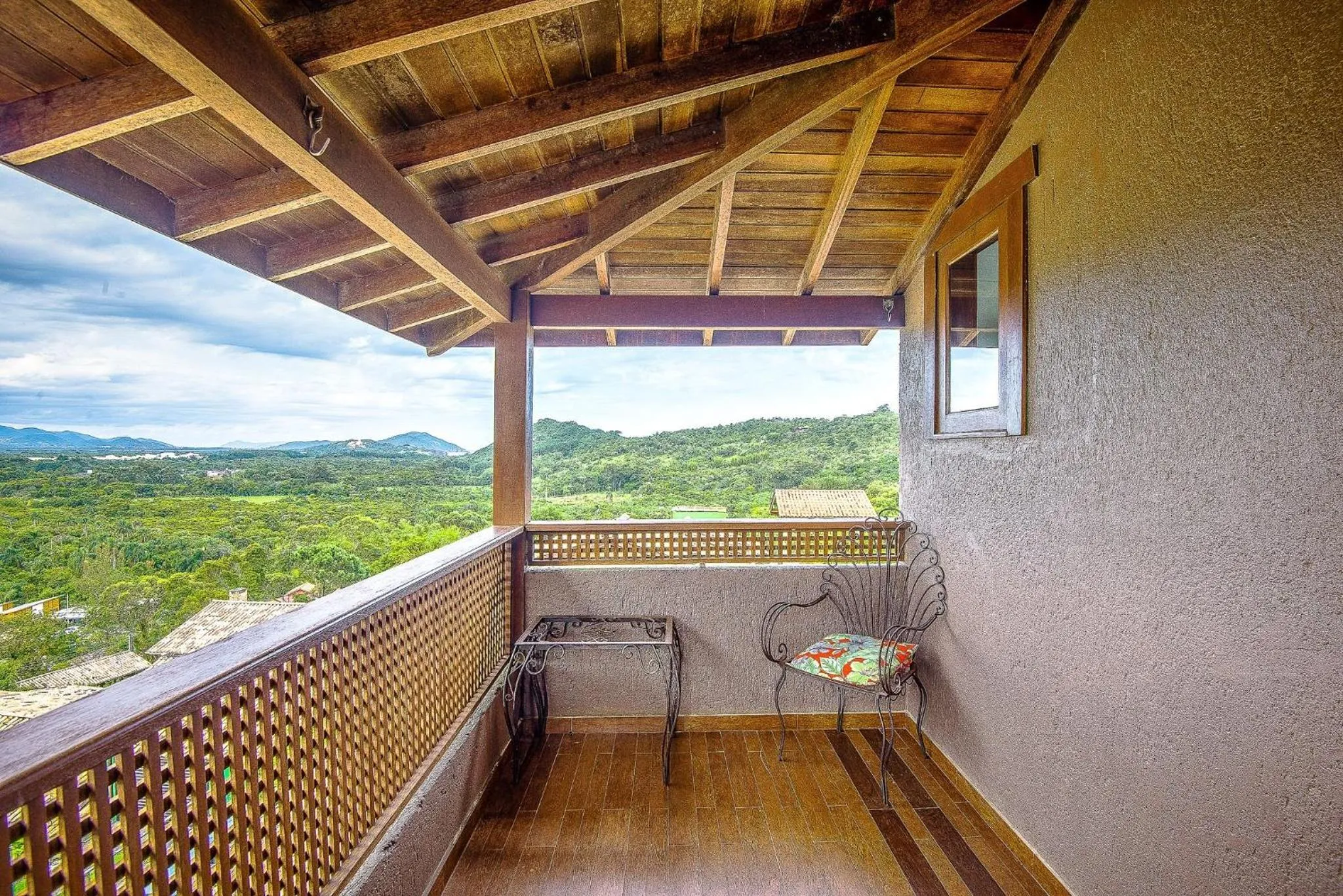 Balcony/Terrace in Pousada Bangalôs do Rosa